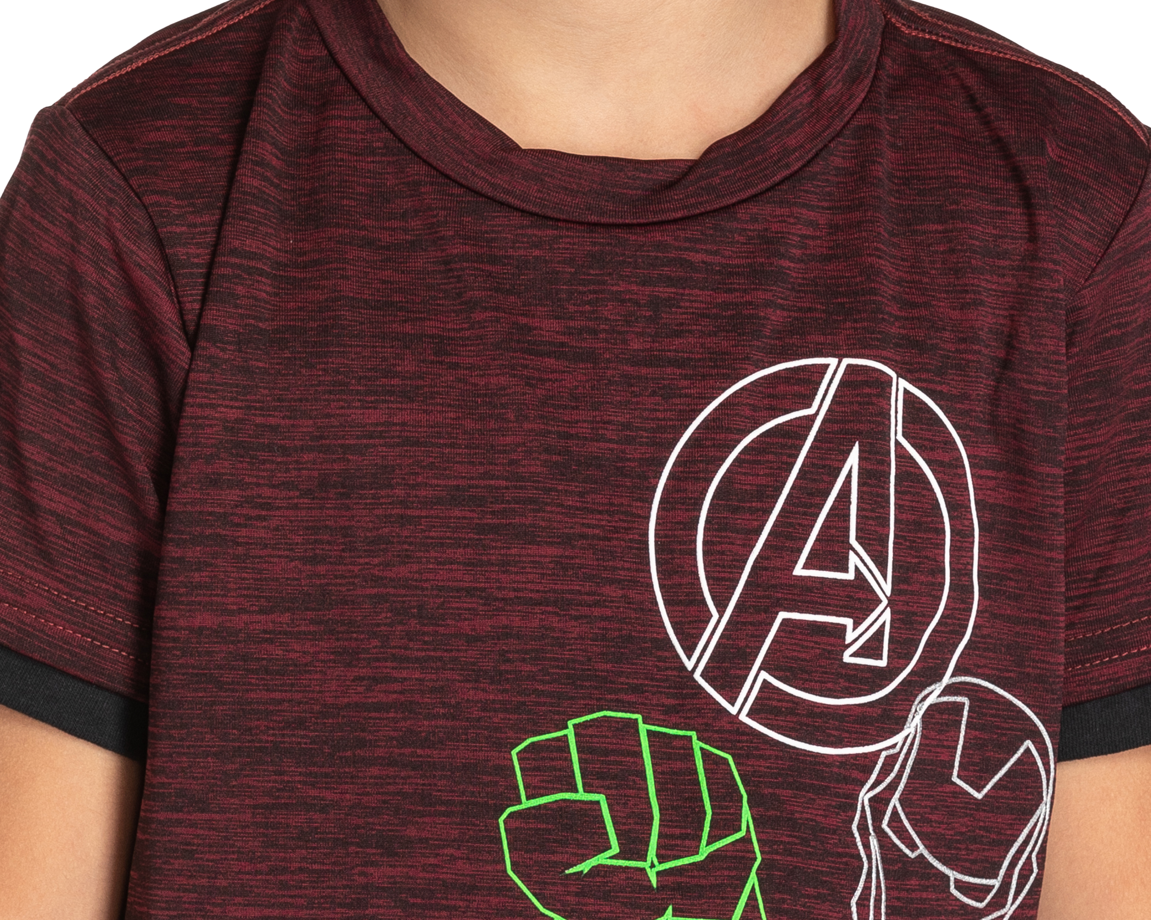 Foto 4 pulgar | Foto 3 | Conjunto con Short de Algodón Marvel Avengers Manga Corta 2 Piezas