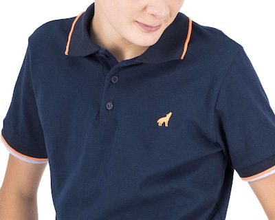 Foto 3 | Foto 3 | Playera Polo Refill Azul Marino Juvenil