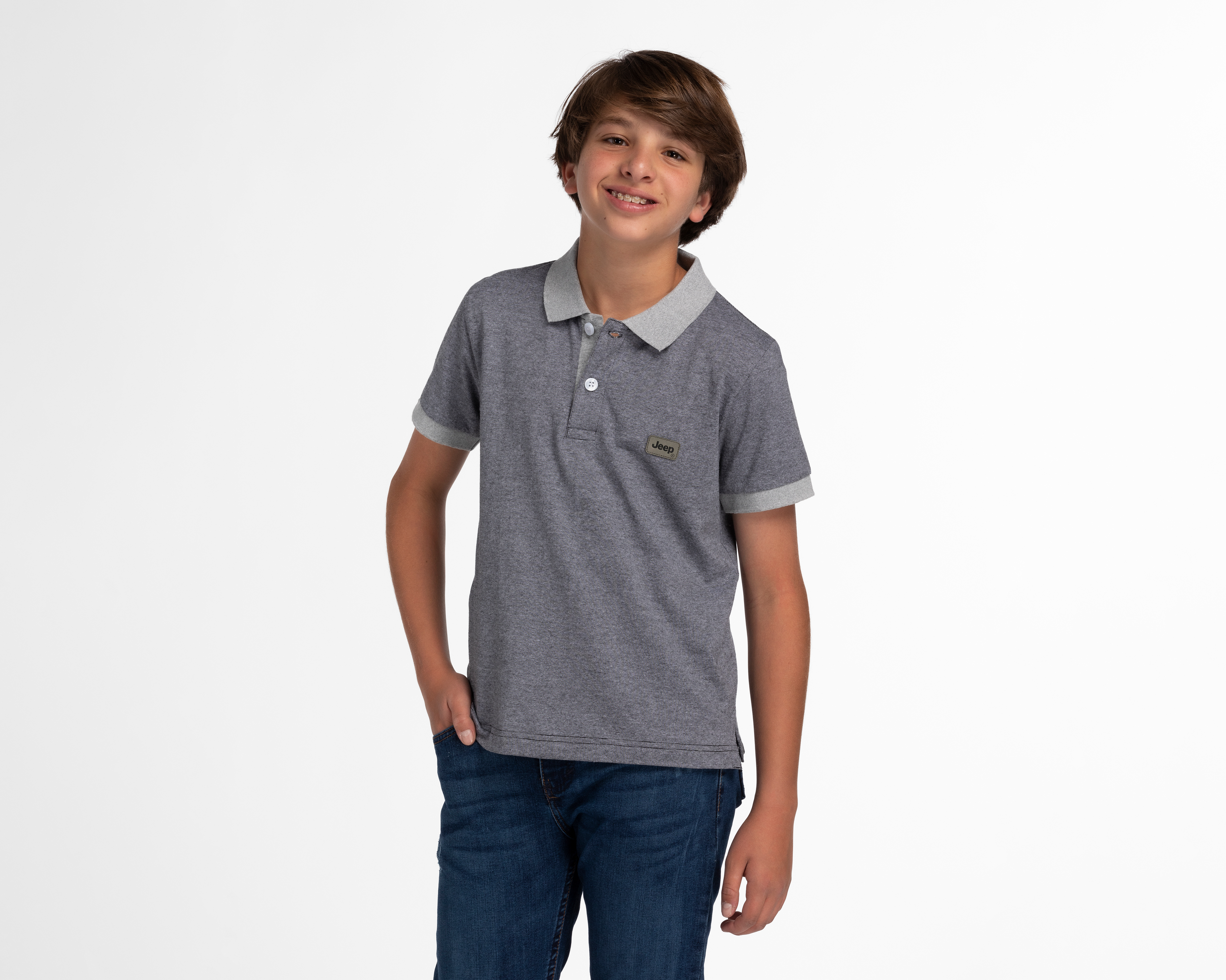 Playera Jeep Manga Corta Juvenil