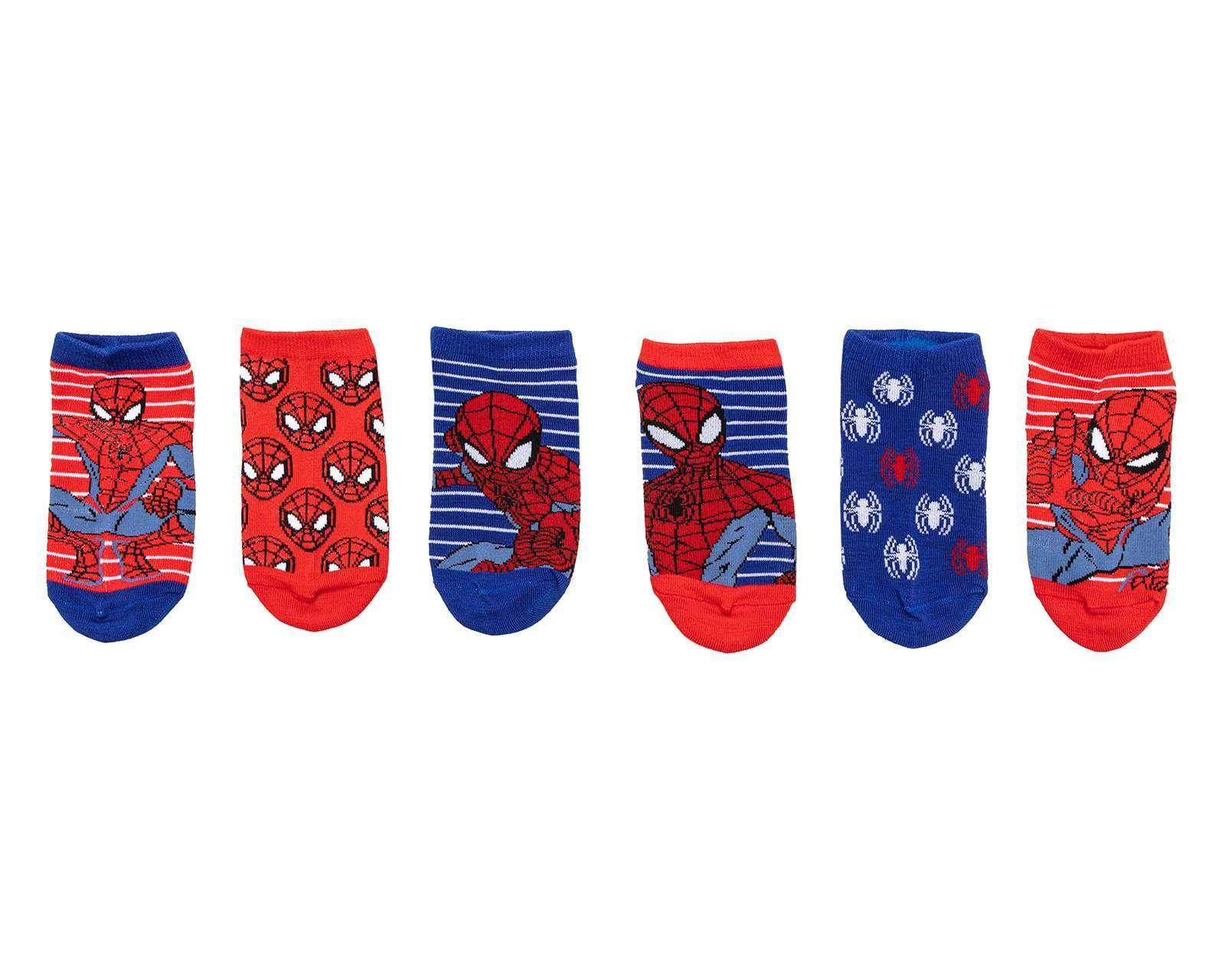 Calcetas de Moda Marvel para Niño 6 Pares