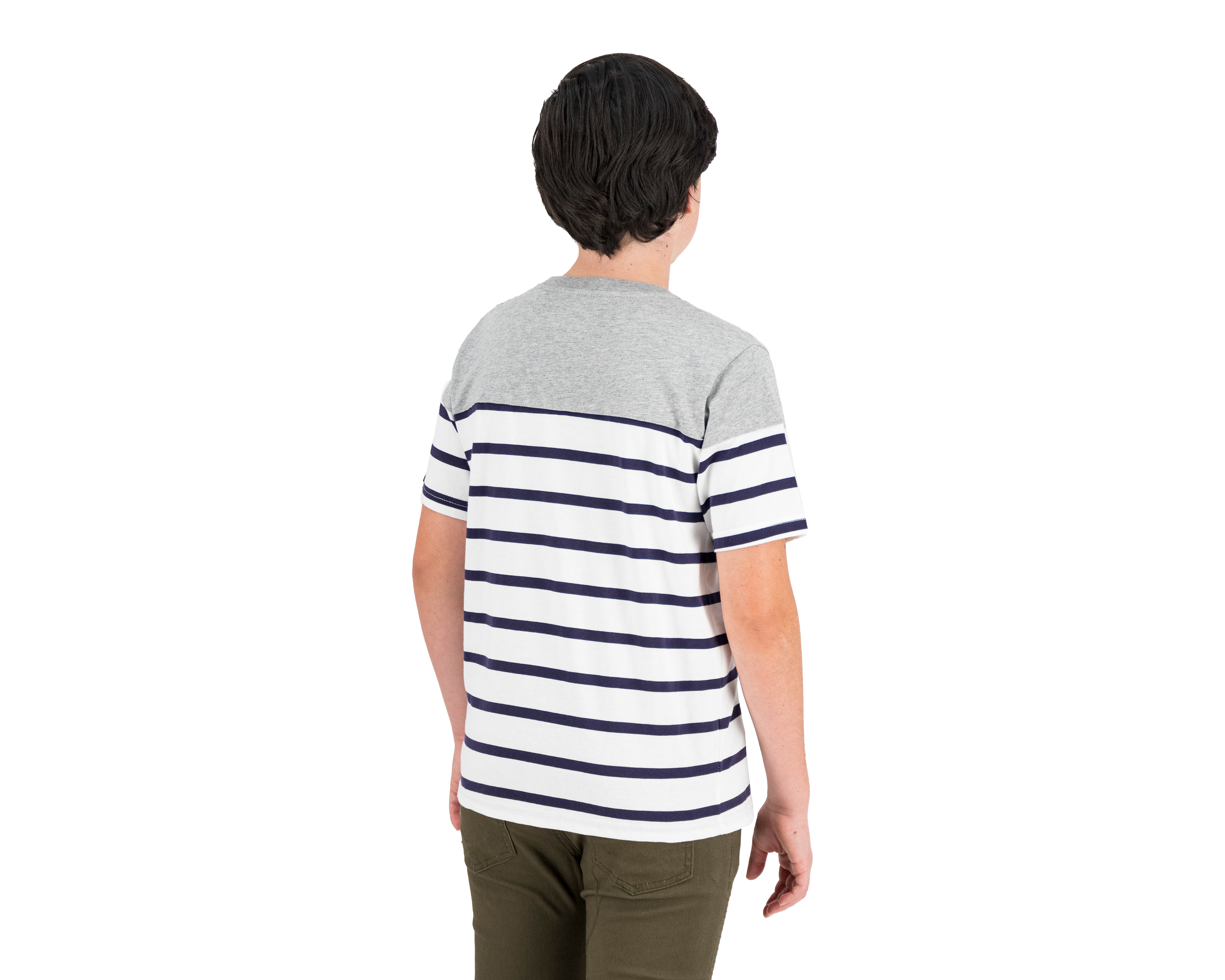 Foto 3 pulgar | Foto 2 | Playera Refill a Rayas Juvenil