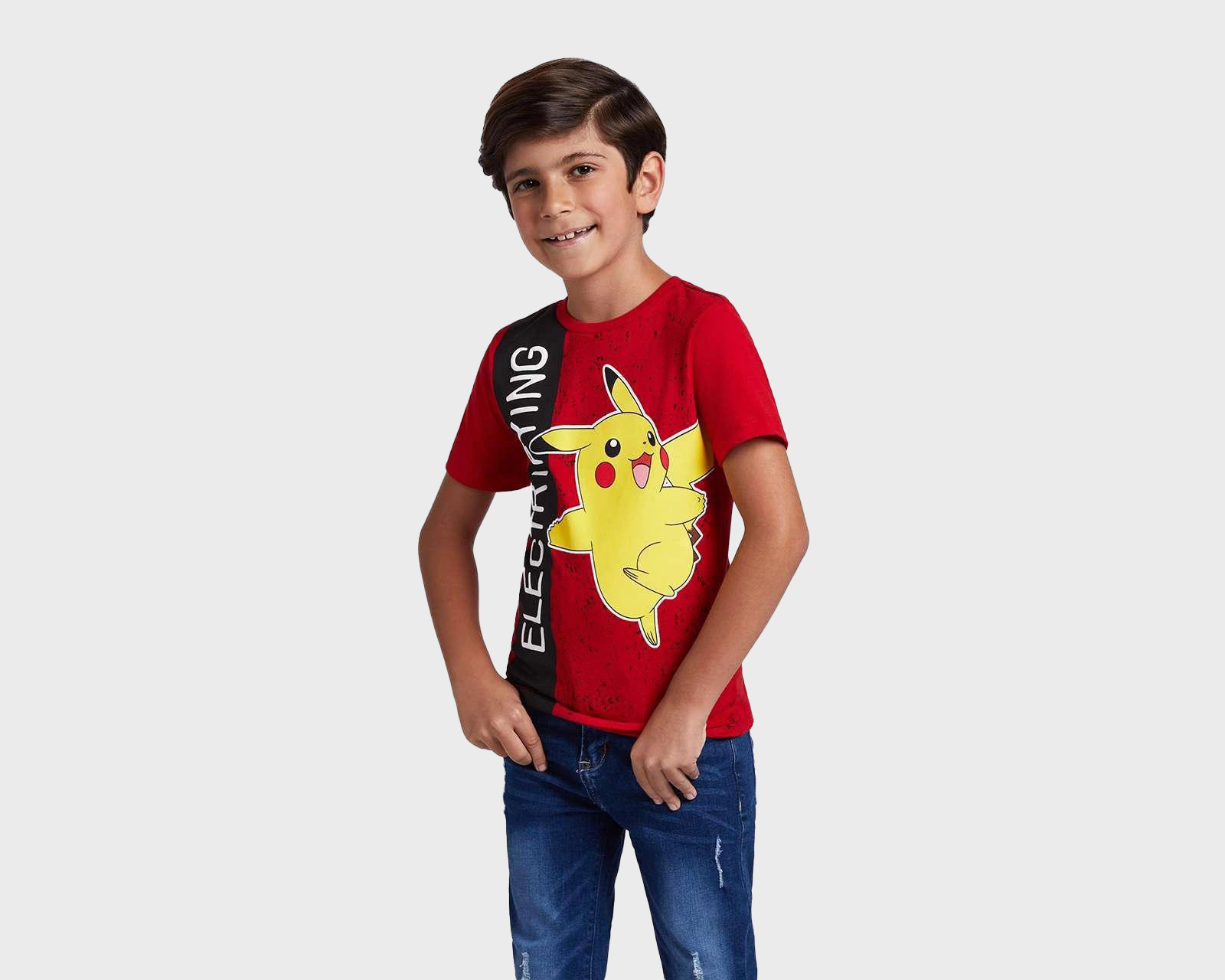 Playera Pokemon Estampada para Niño