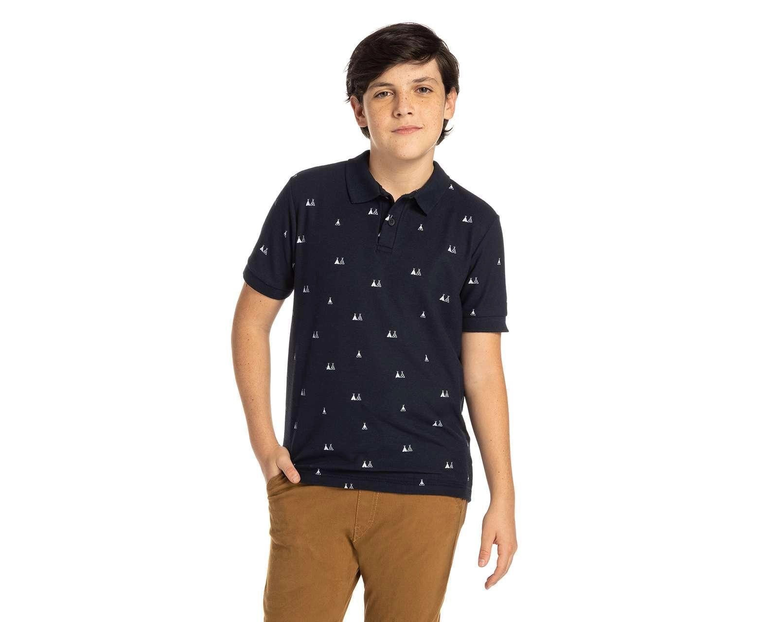 Playera Refill Estampada Juvenil