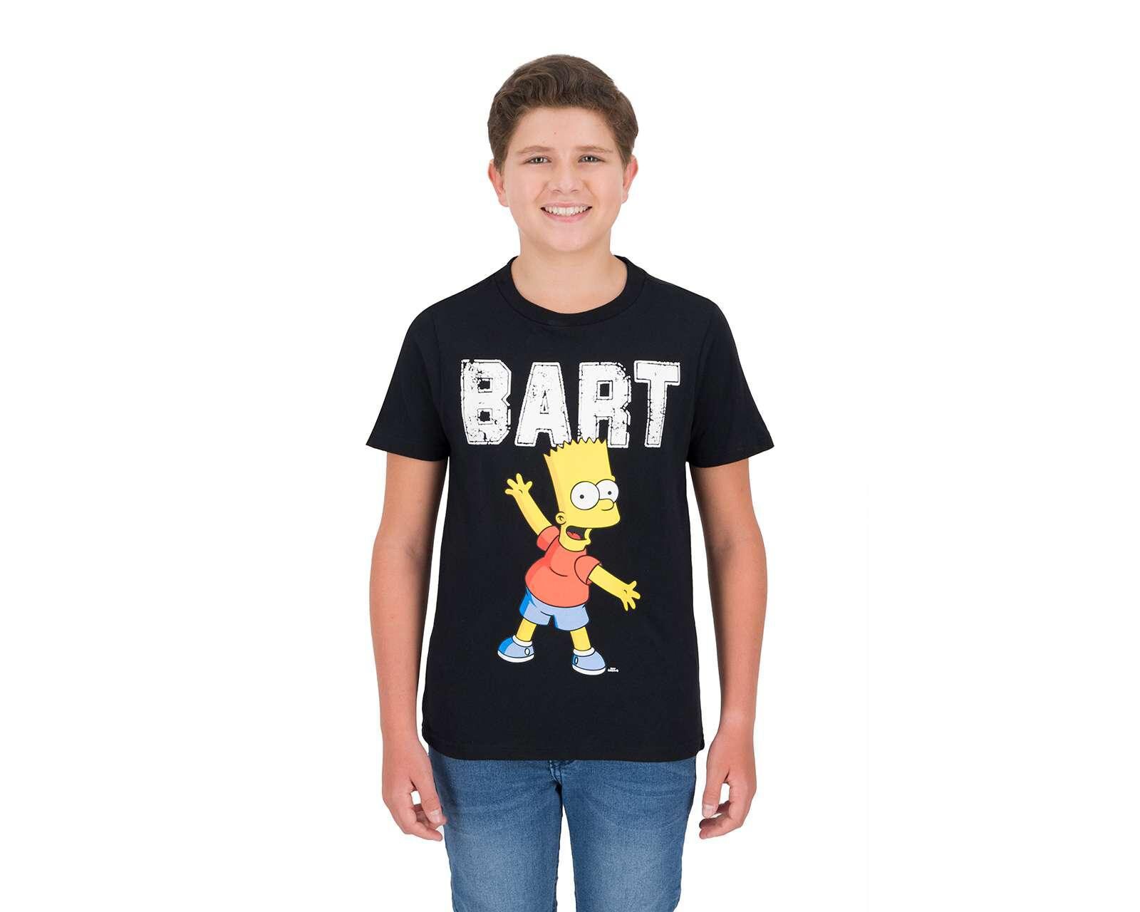 Foto 1 | Foto 1 | Playera The Simpsons Estampada Juvenil