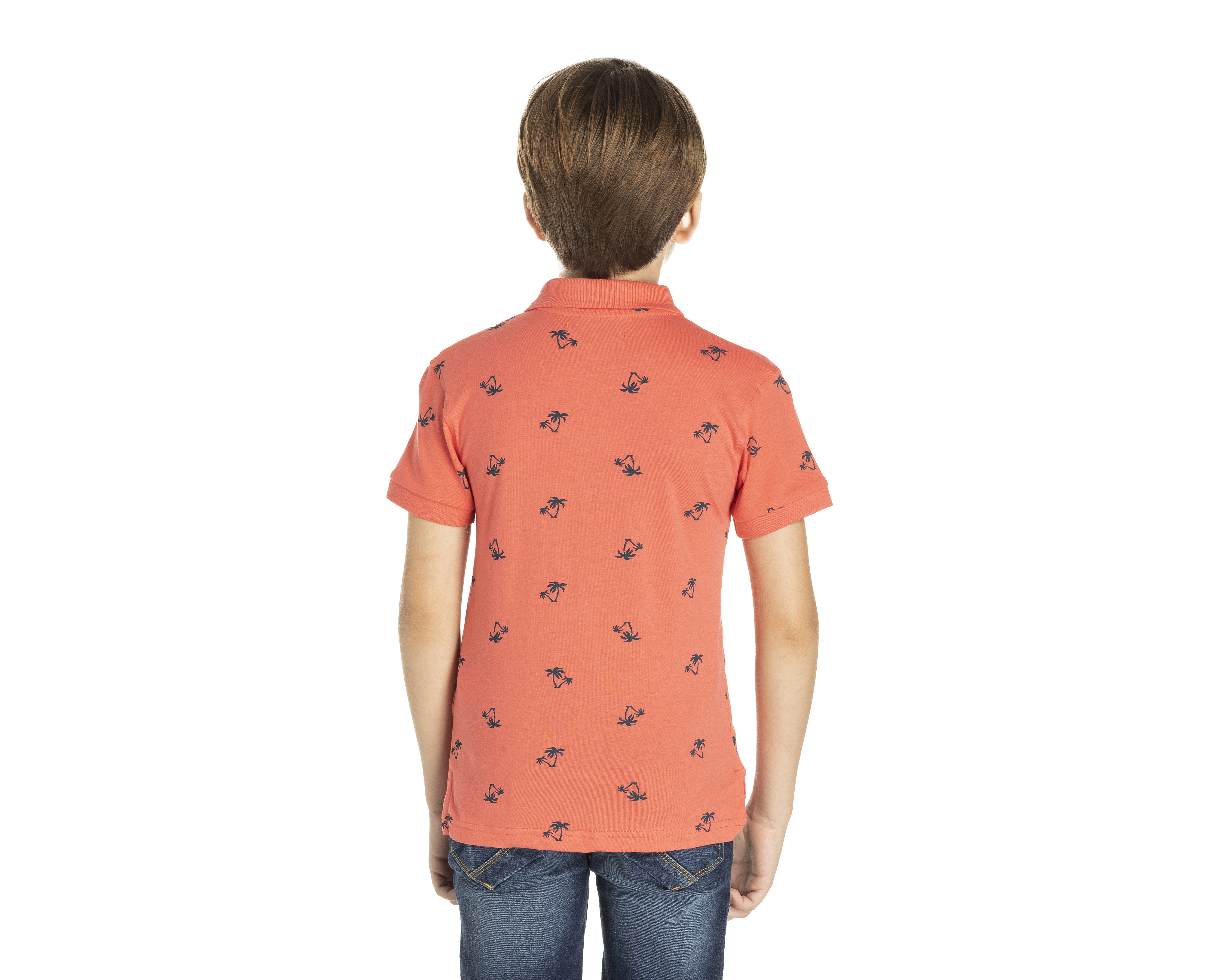 Foto 3 pulgar | Foto 2 | Playera Polo Roja Refill para Niño