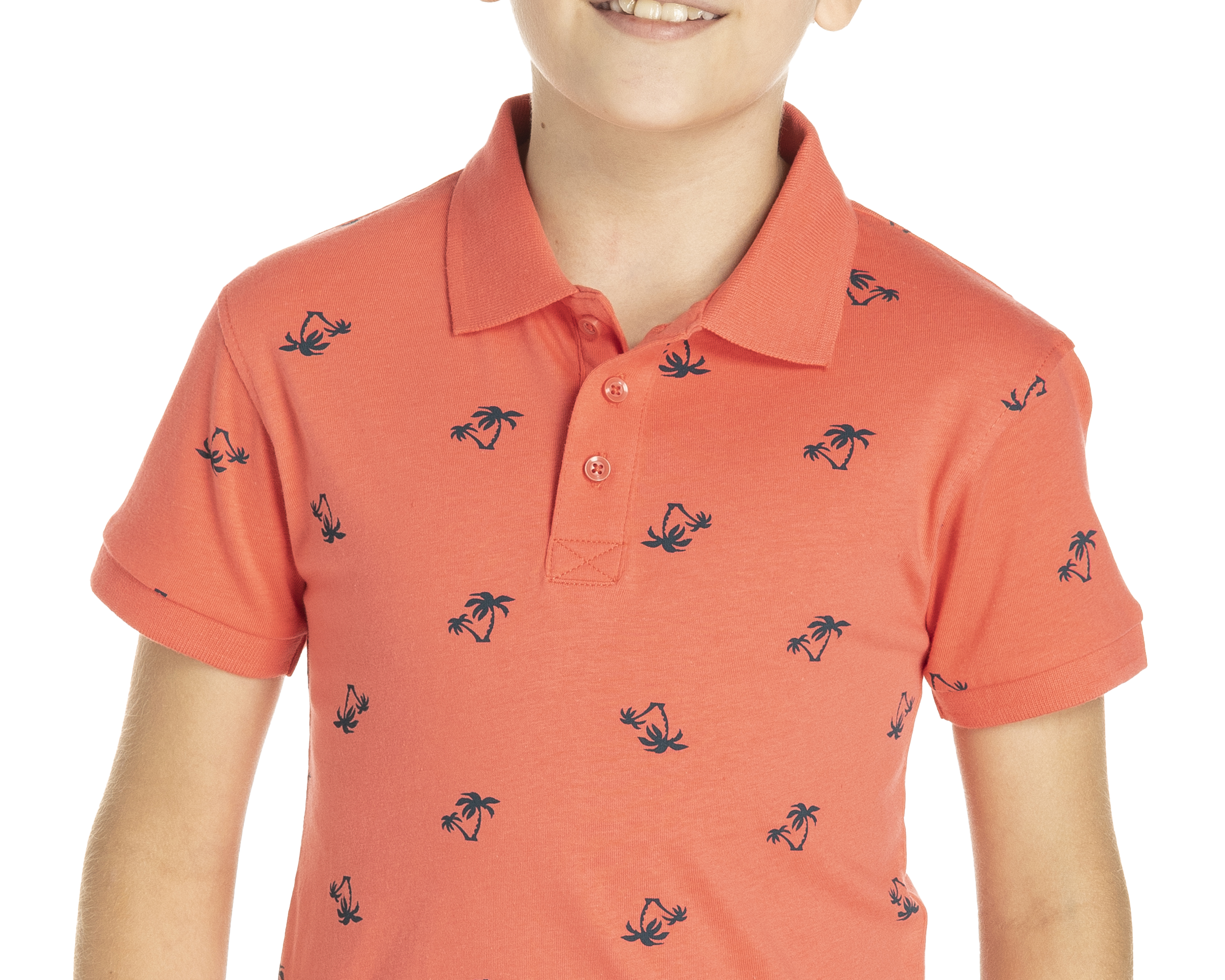 Foto 4 pulgar | Foto 3 | Playera Polo Roja Refill para Niño