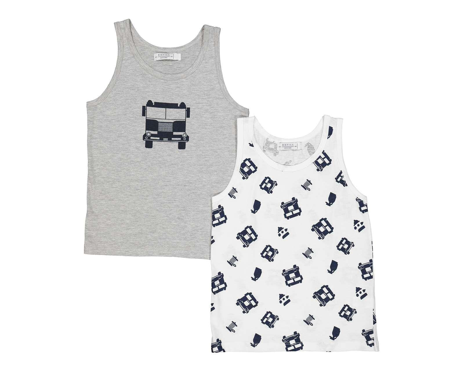 Camiseta Interior Refill para Niño 2 Piezas