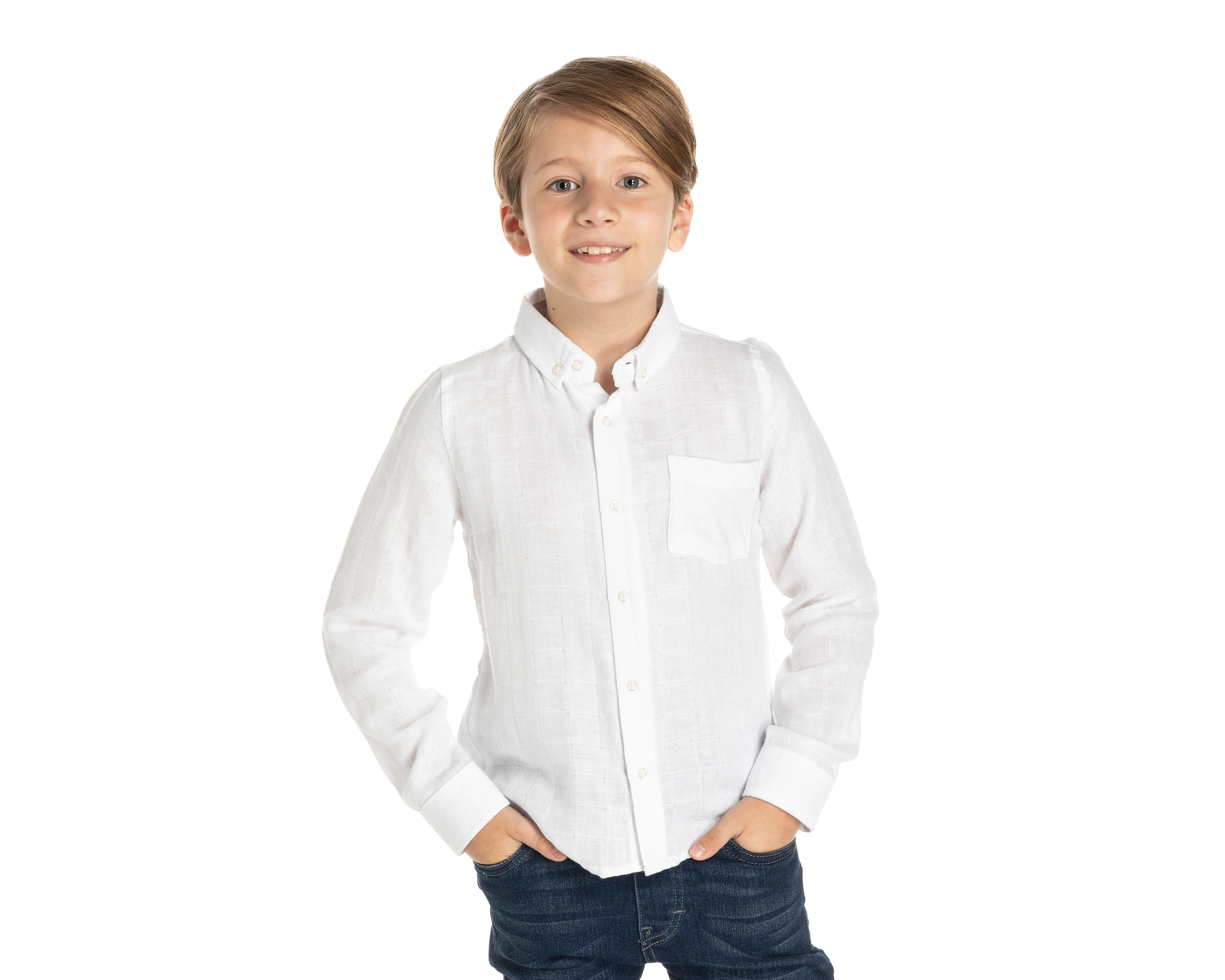 Camisa York Team Polo Club Manga Larga para Niño