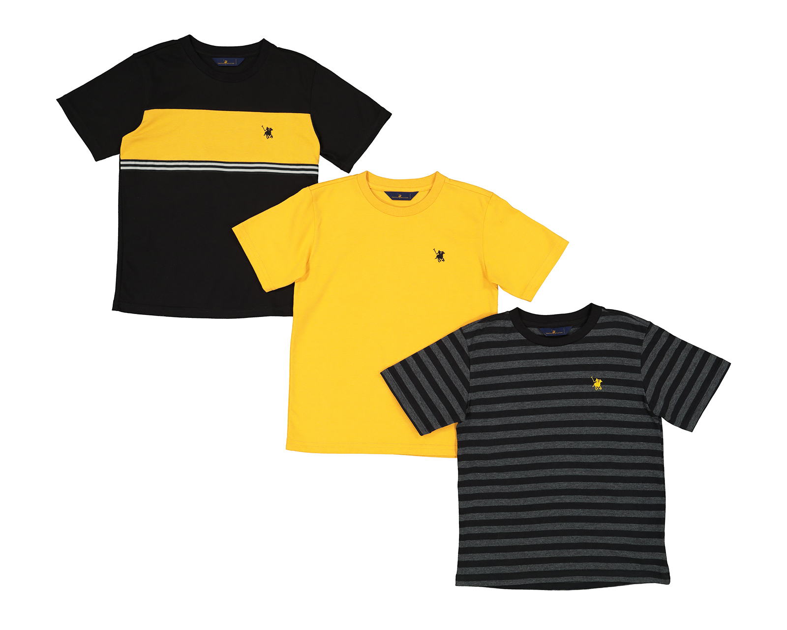 Foto 2 pulgar | Foto 1 | Playera York Team Polo Club para Niño 3 Piezas