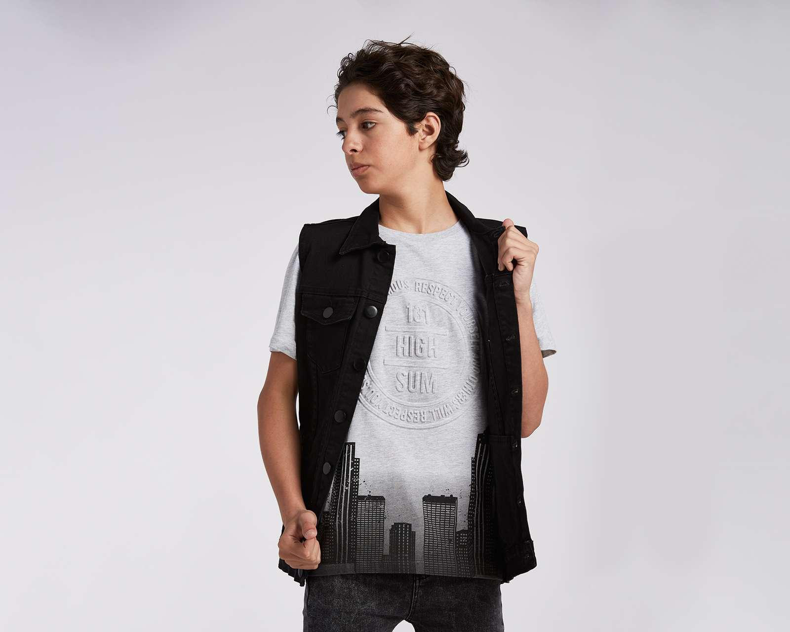 Foto 1 | Foto 1 | Playera Neo*City Estampada Juvenil