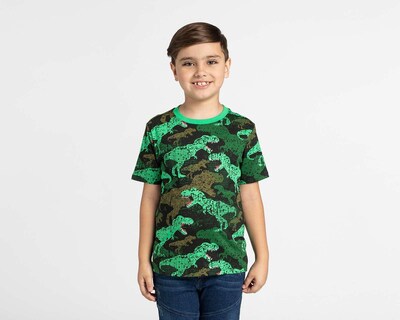 Foto 1 | Foto 1 | Playera de Cuello Redondo Refill Negra para Niño