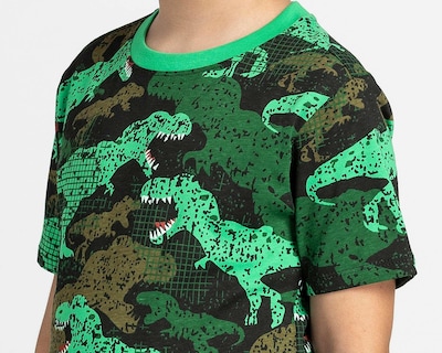Foto 3 | Foto 3 | Playera de Cuello Redondo Refill Negra para Niño