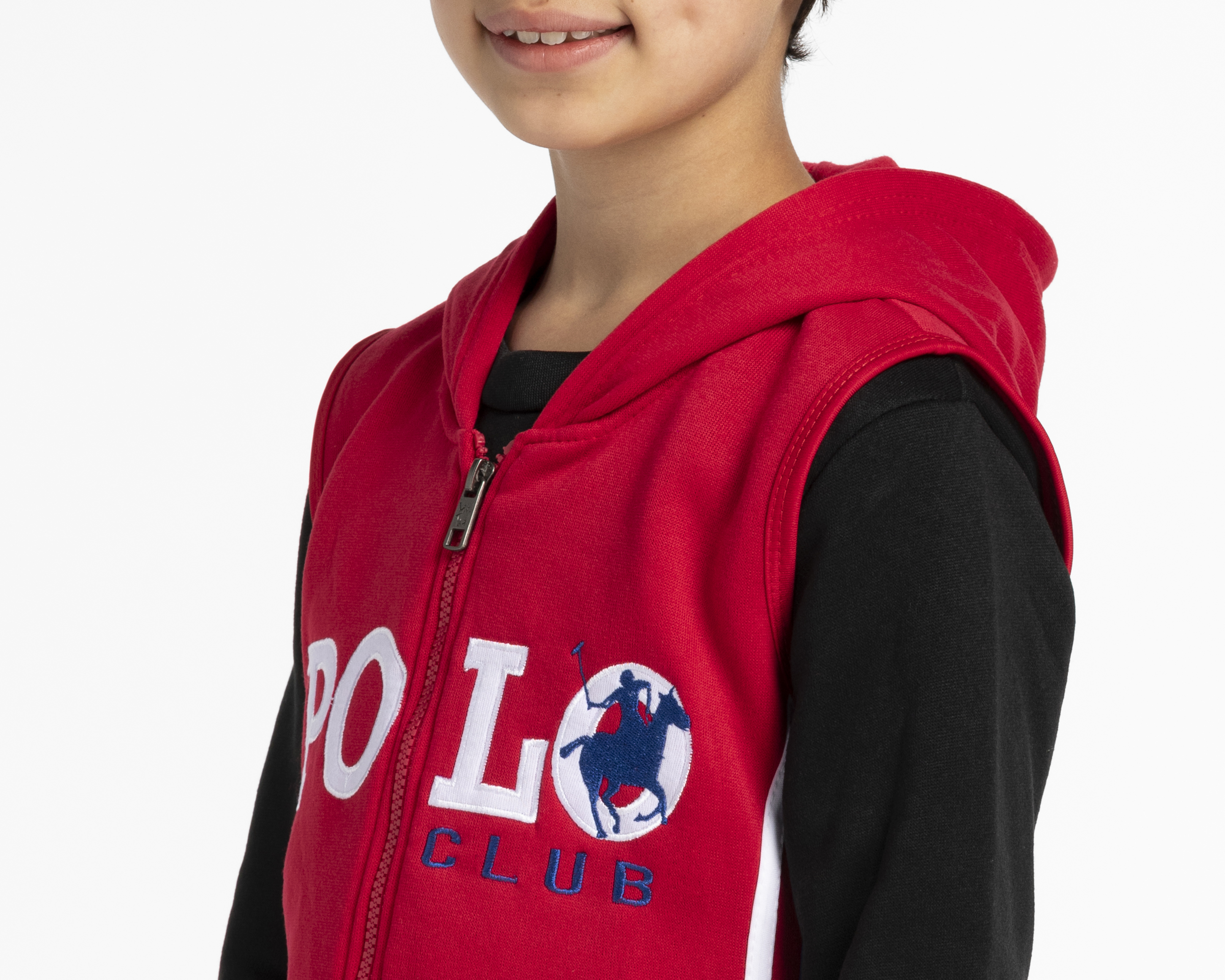 Foto 6 pulgar | Foto 5 | Conjunto con Chaleco York Team Polo Club para Niño 3 Piezas