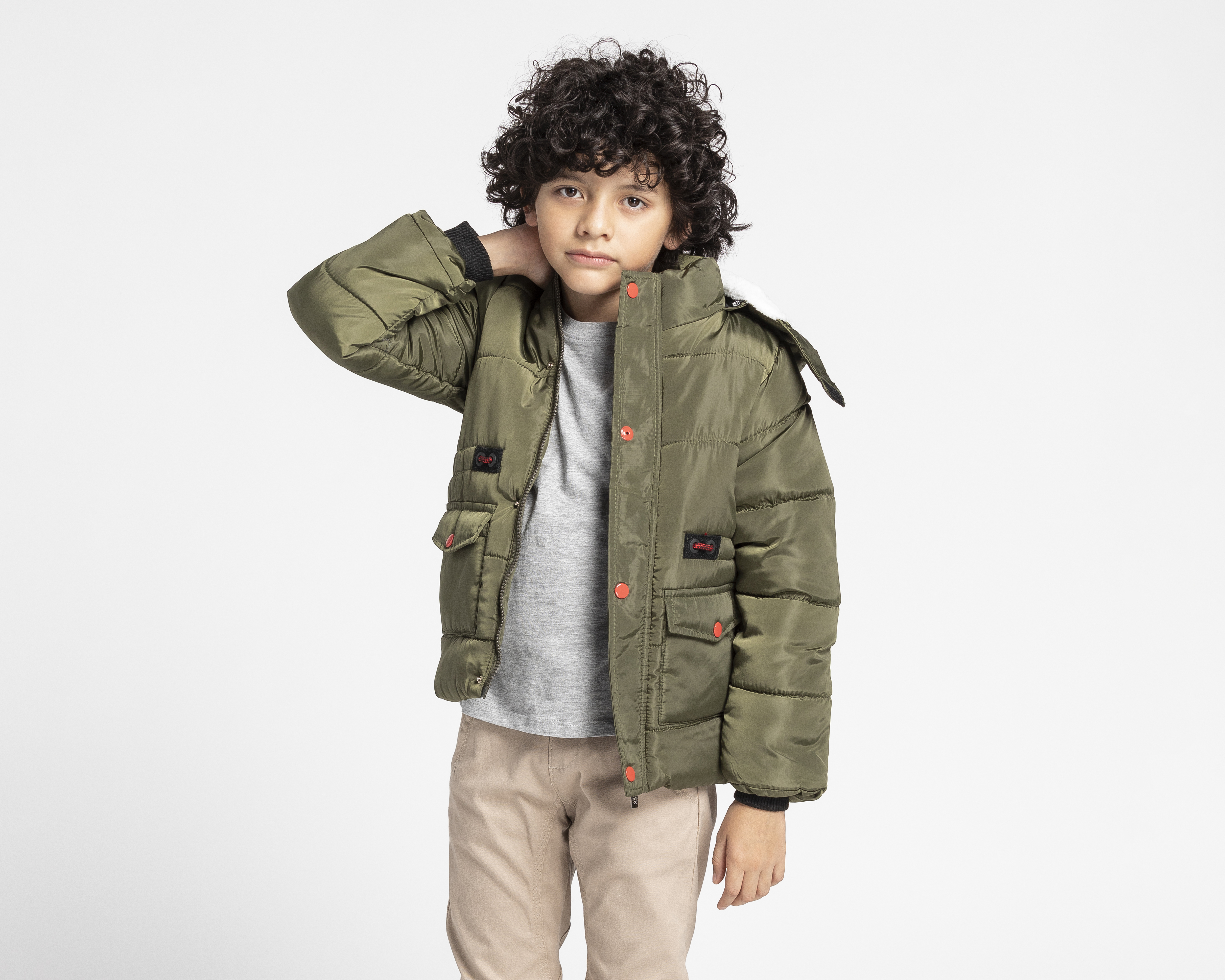 Foto 1 | Foto 1 | Chamarra Neo*City con Gorro para Niño