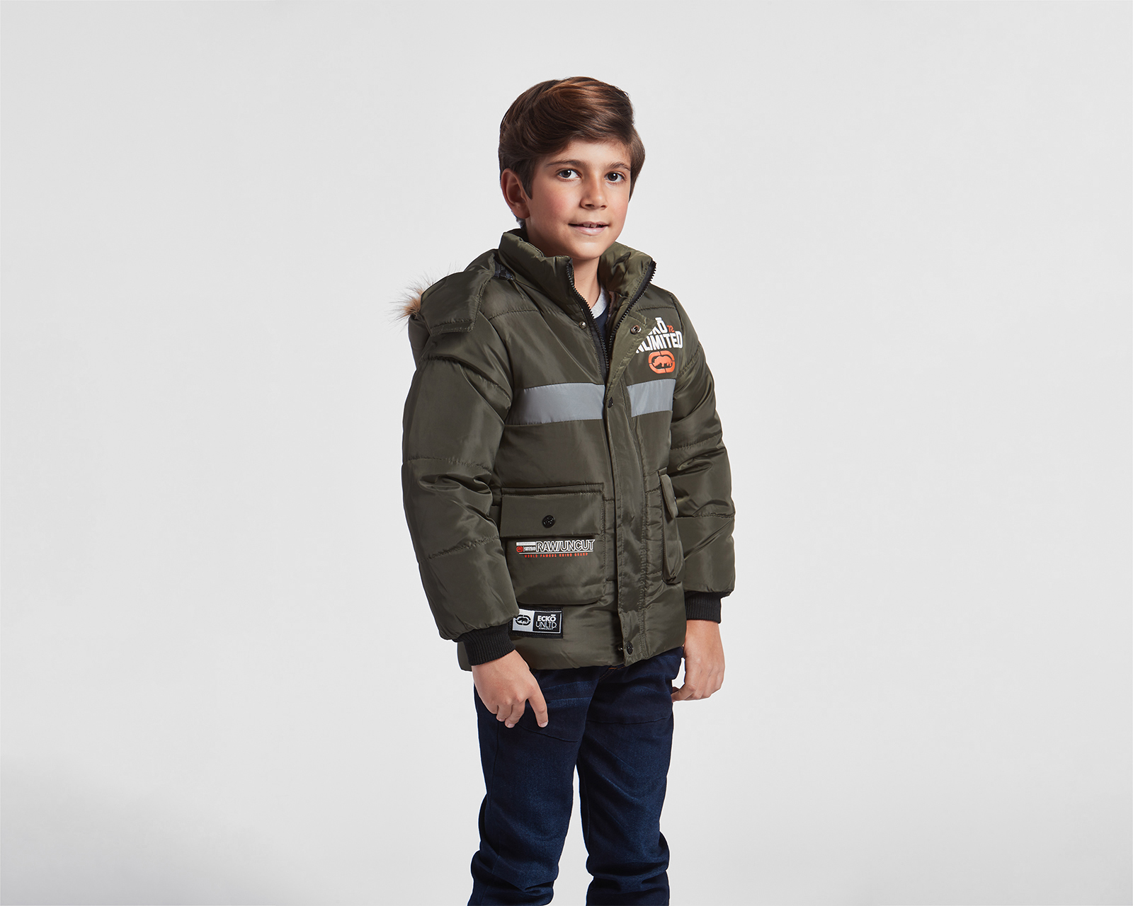 Foto 2 pulgar | Foto 1 | Chamarra Eckó Unltd. para Niño