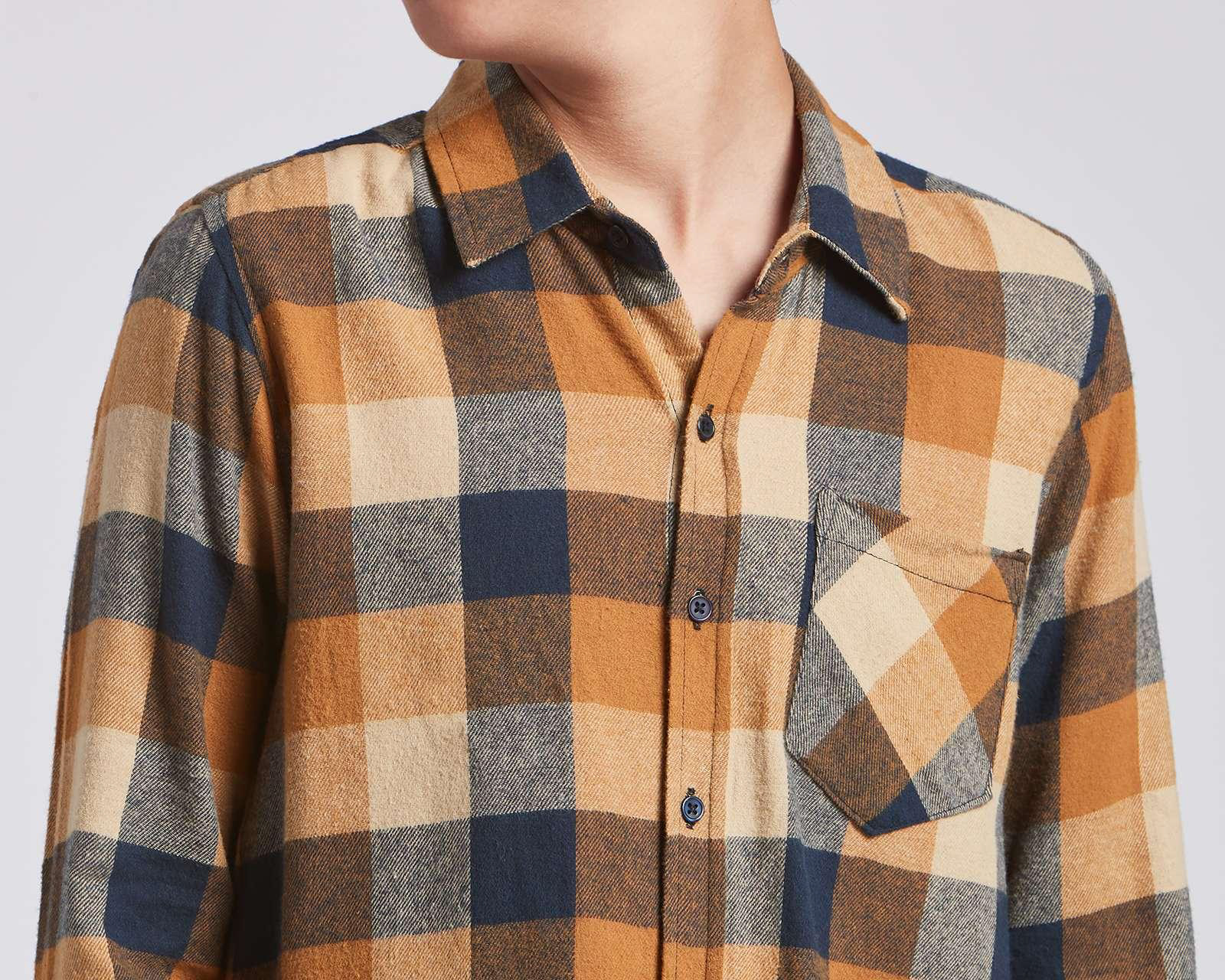 Foto 4 pulgar | Foto 3 | Camisa Refill Manga Larga de Cuadros Juvenil