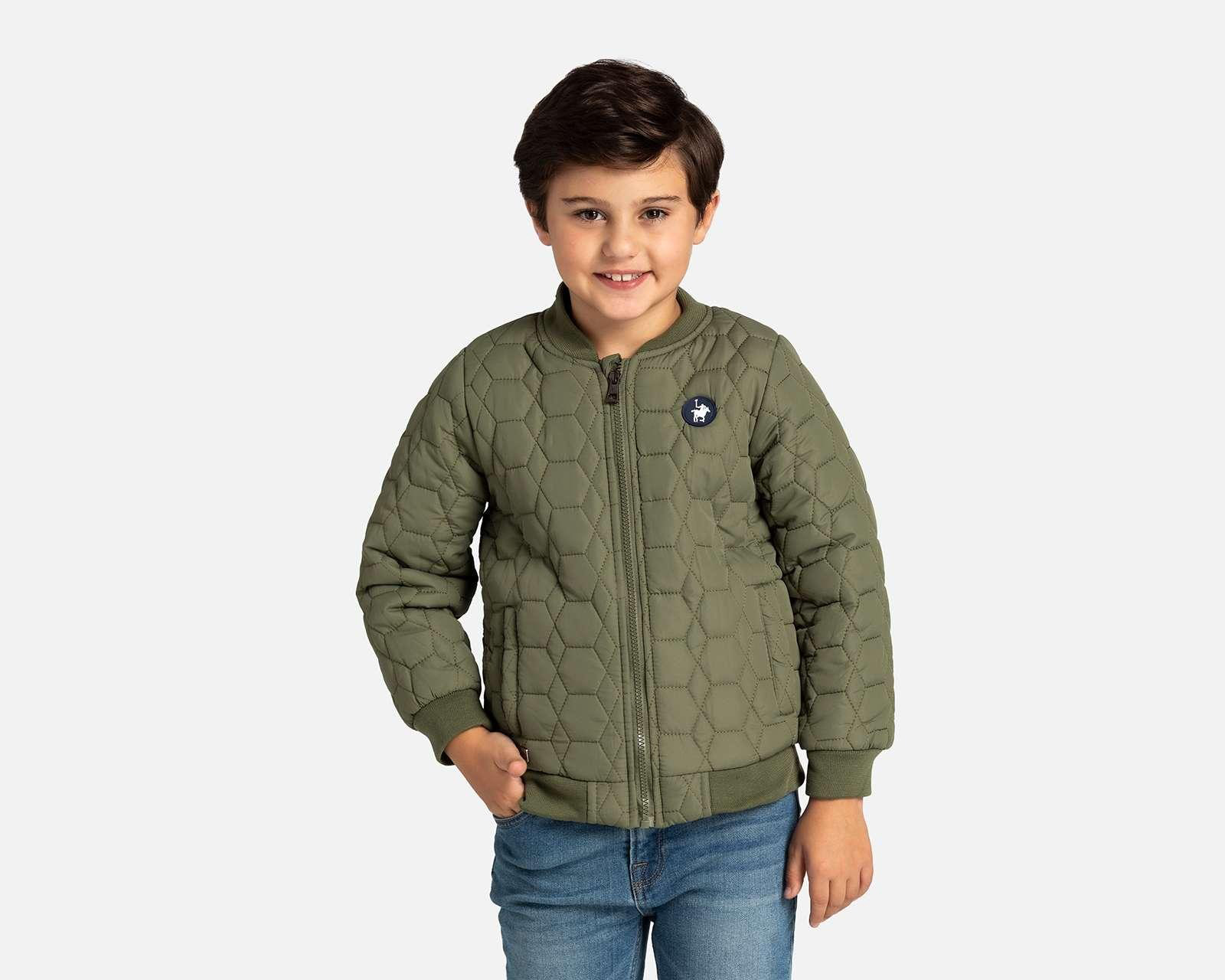 Foto 2 pulgar | Foto 1 | Chamarra York Team Polo Club para Niño