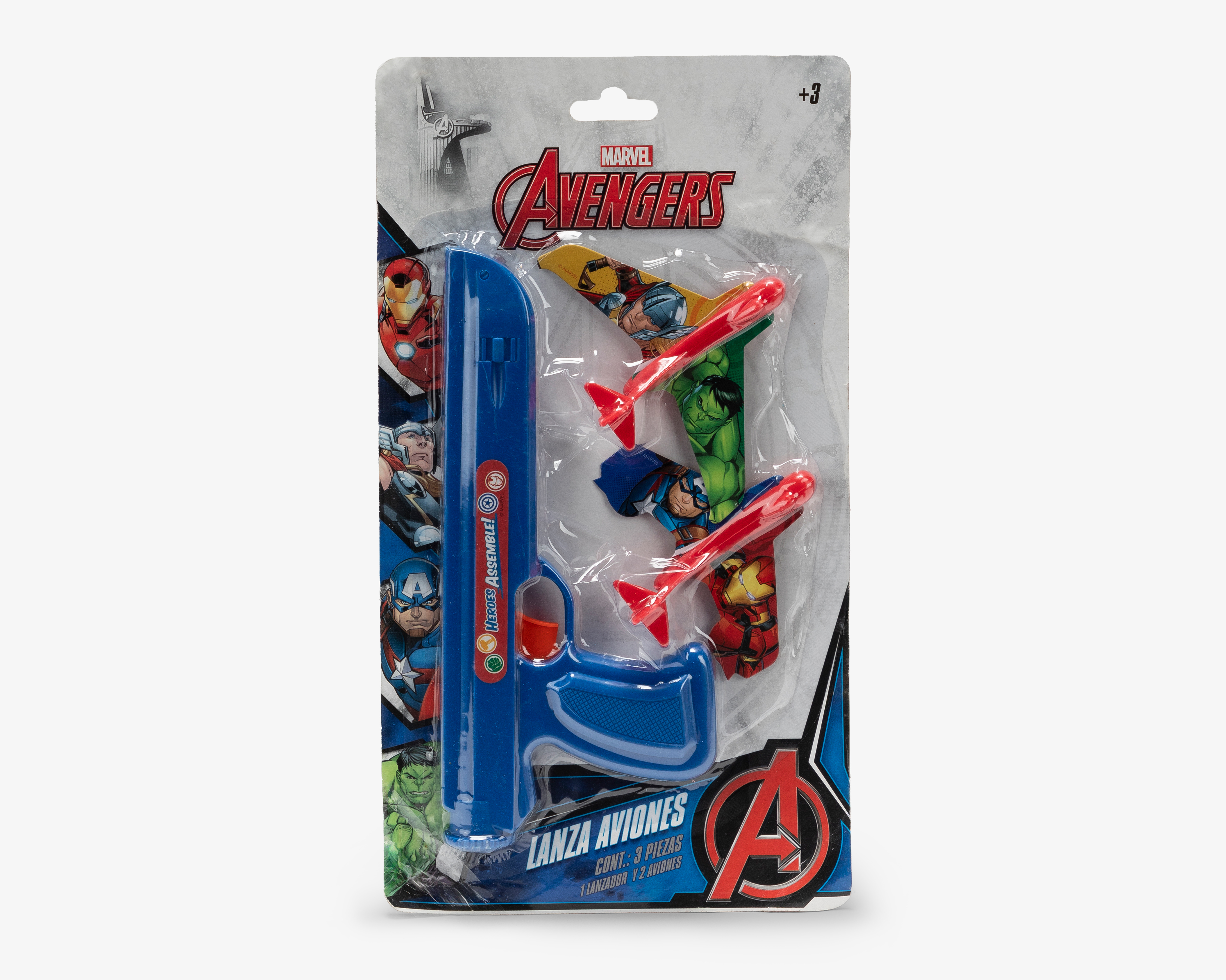 Foto 2 pulgar | Foto 1 | Lanza Aviones Avengers con Accesorios