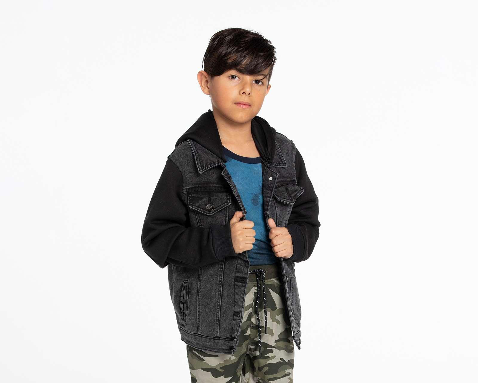 Foto 2 pulgar | Foto 1 | Chamarra Neo*City con Gorro para Niño