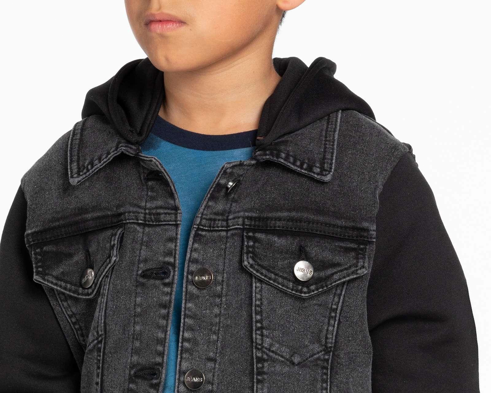 Foto 4 pulgar | Foto 3 | Chamarra Neo*City con Gorro para Niño