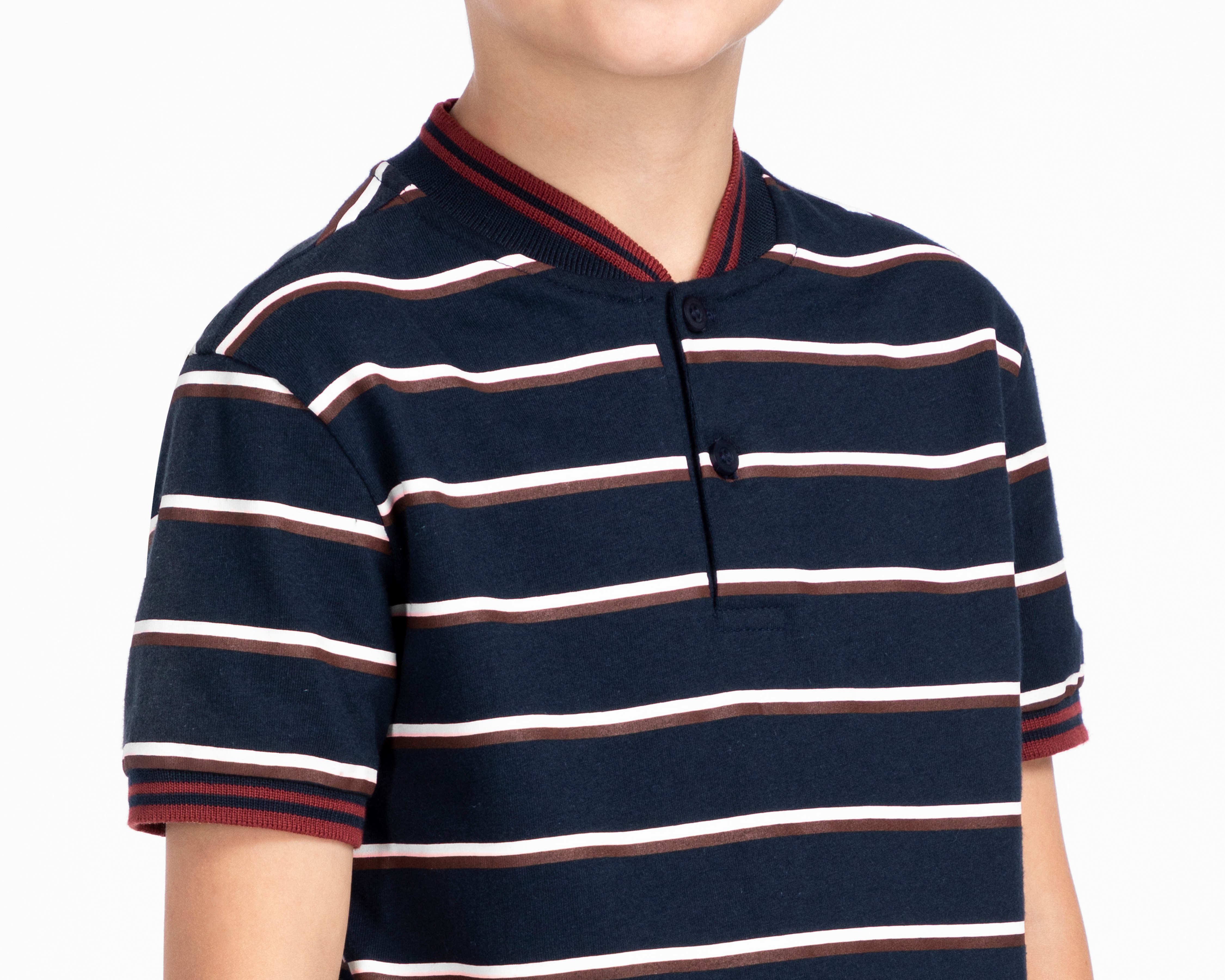 Foto 4 | Foto 4 | Playera Refill de Rayas para Niño