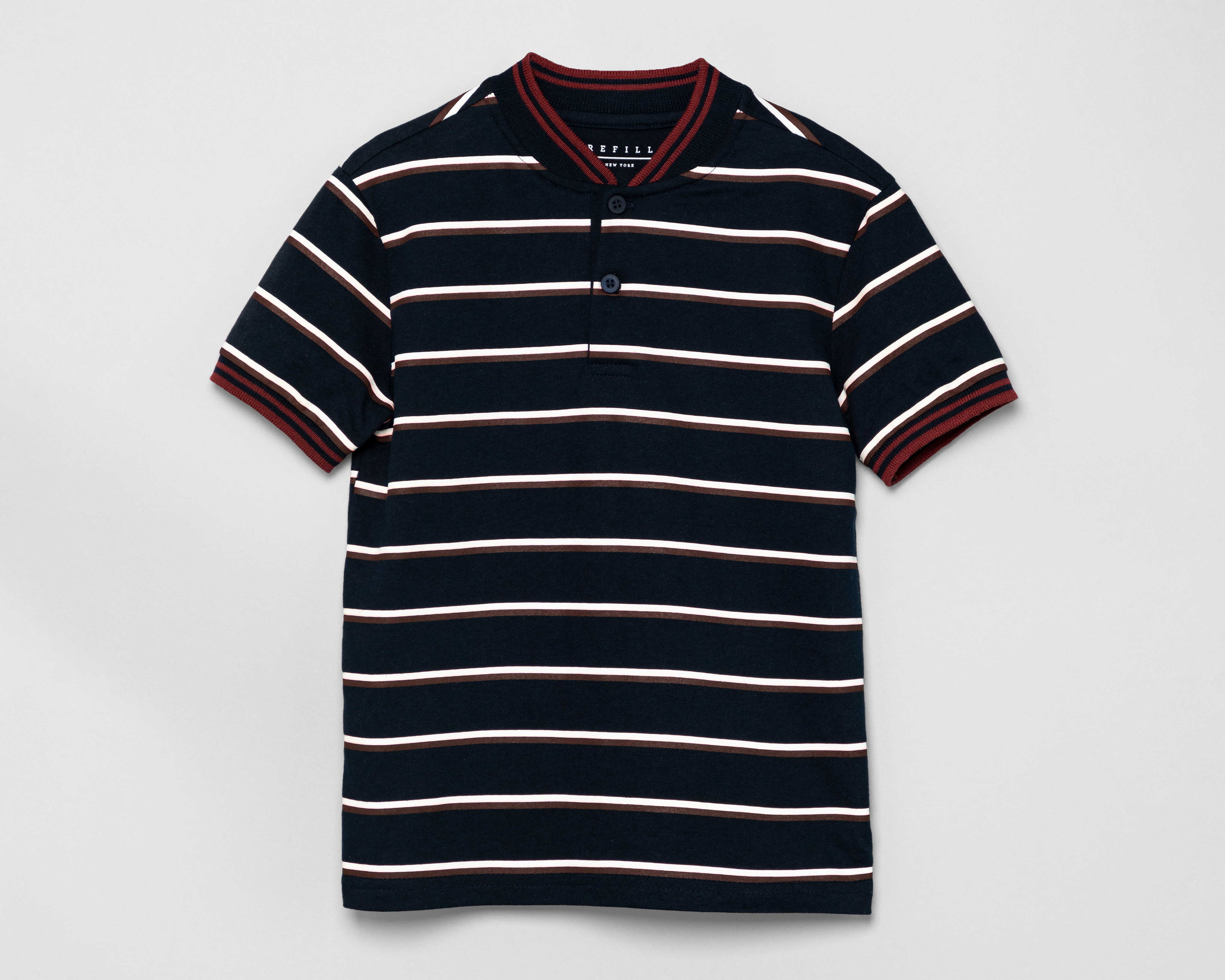 Foto 5 | Foto 5 | Playera Refill de Rayas para Niño