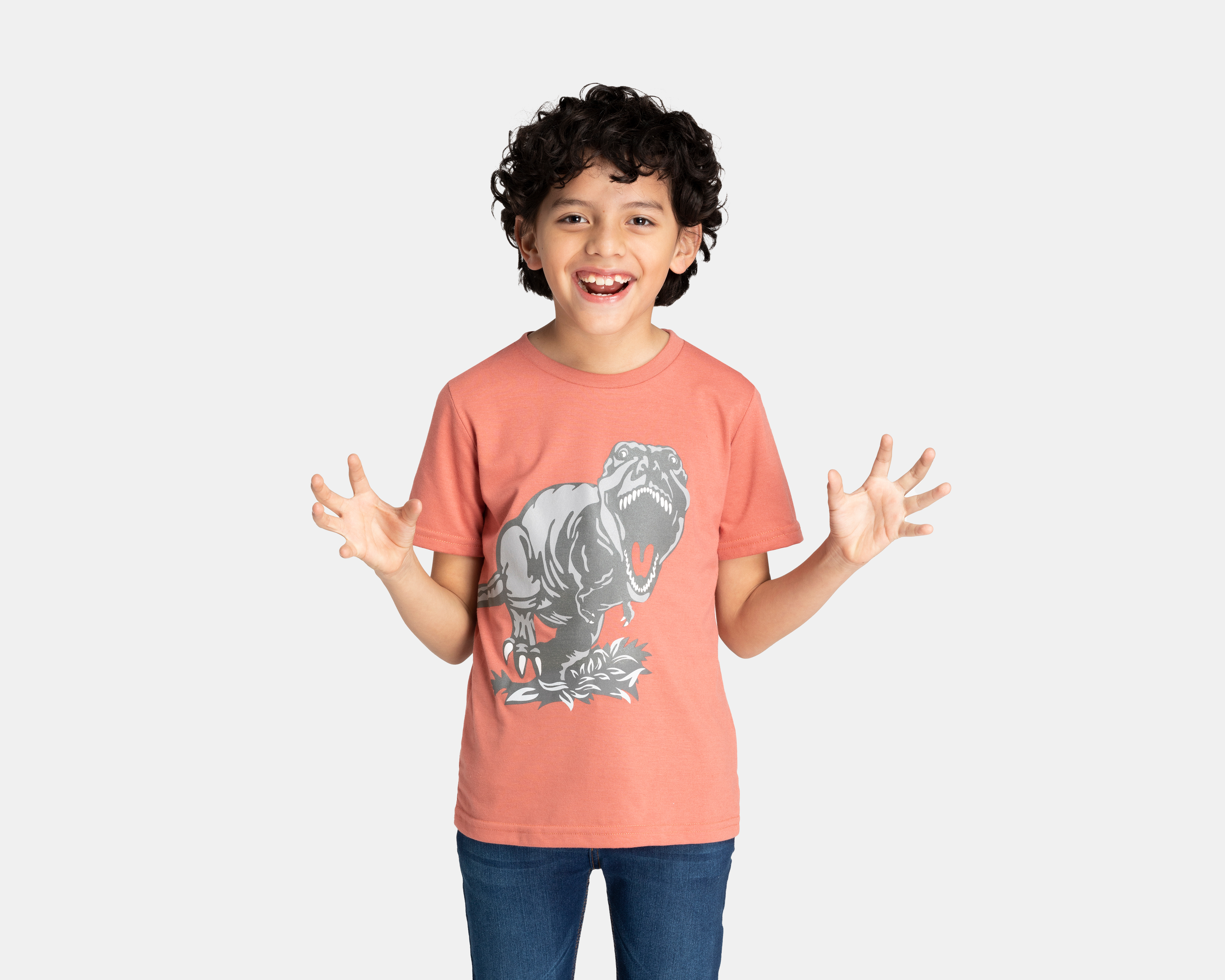Foto 2 pulgar | Foto 1 | Playera Refill de Dinosaurios para Niño