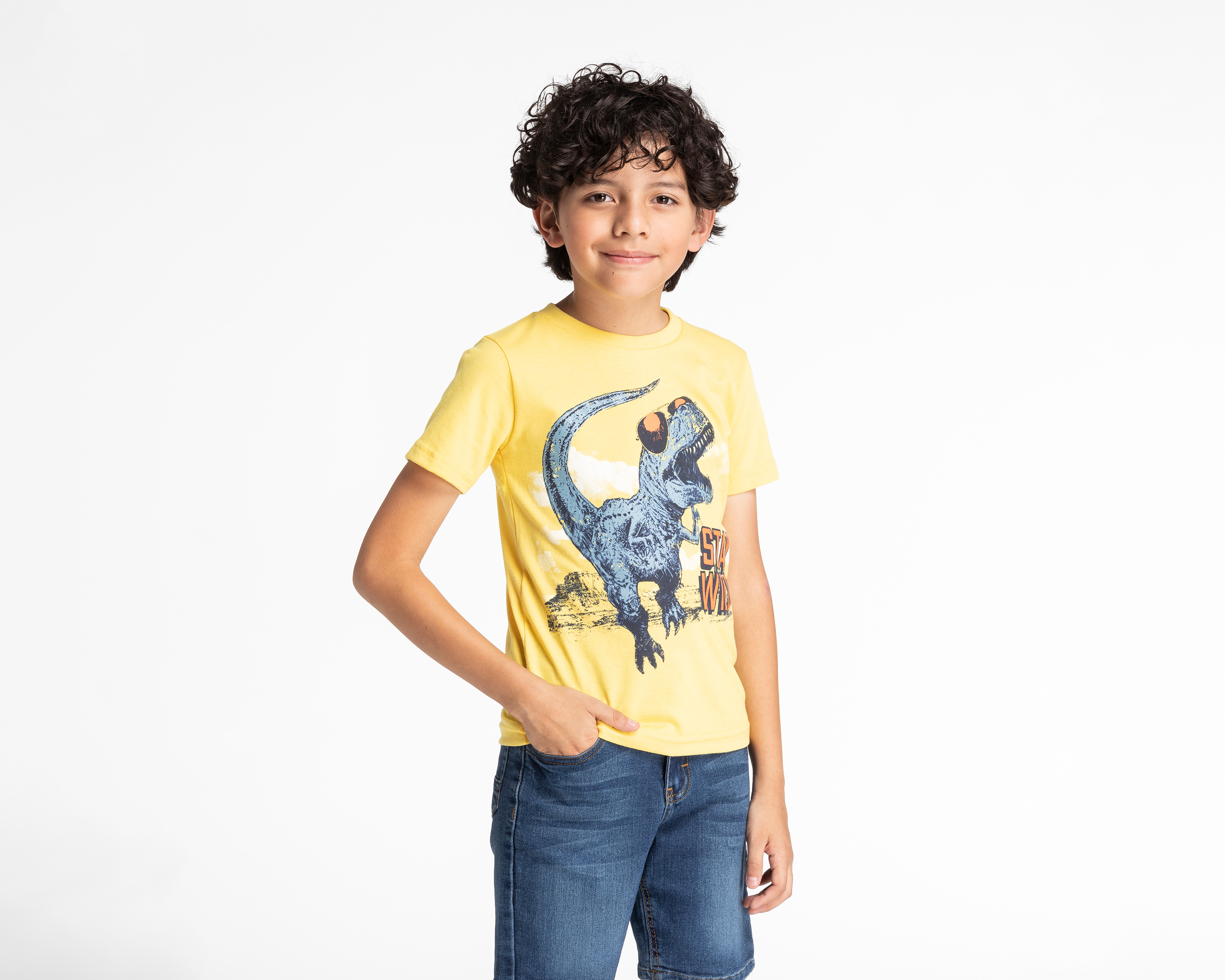 Foto 1 | Foto 1 | Playera Refill con Print de Dinosaurio para Niño