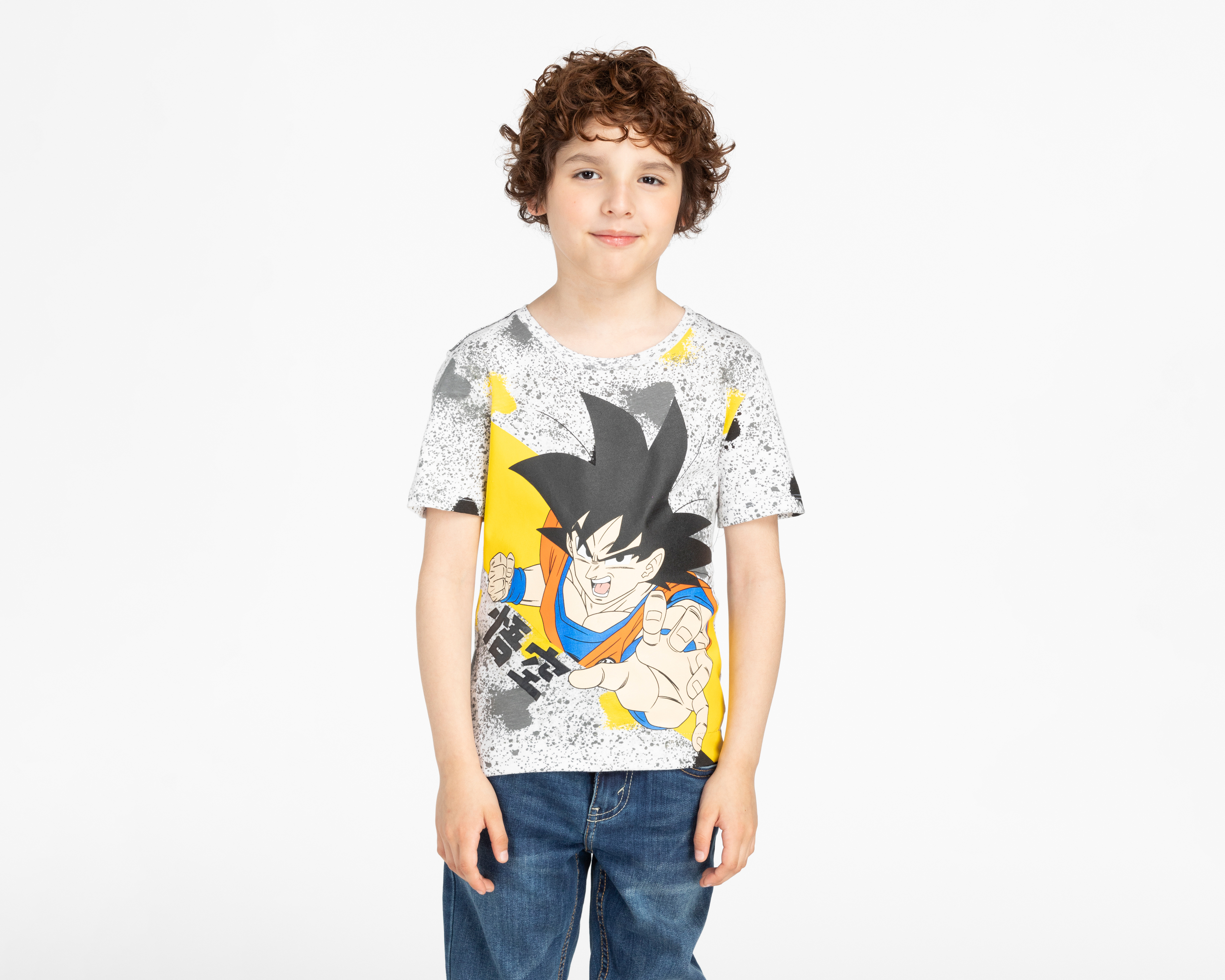 Foto 2 pulgar | Foto 1 | Playera Dragon Ball Z Manga Corta Estampado de Gokú para Niño