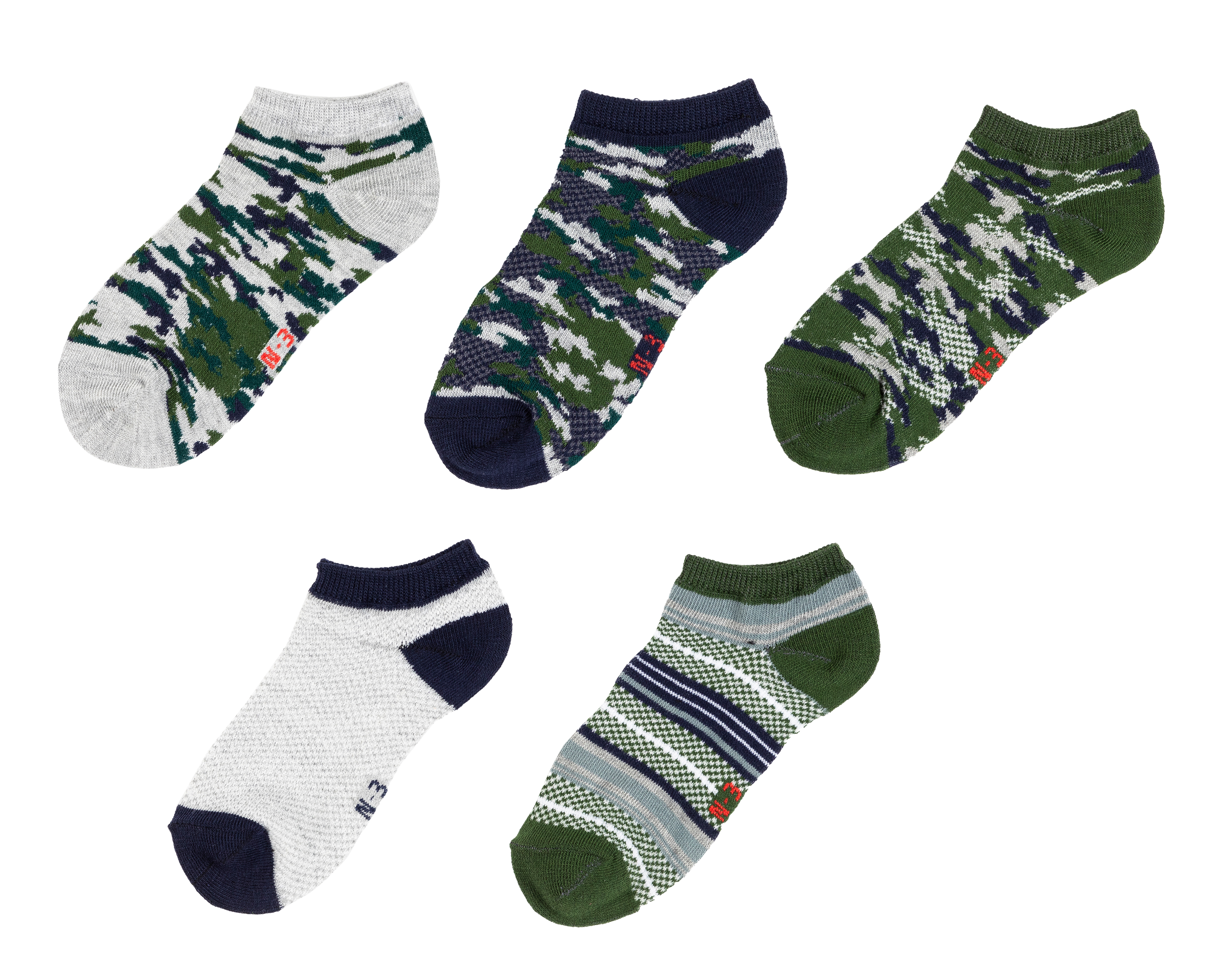 Calcetas Moda Refill para Niño 5 Pares