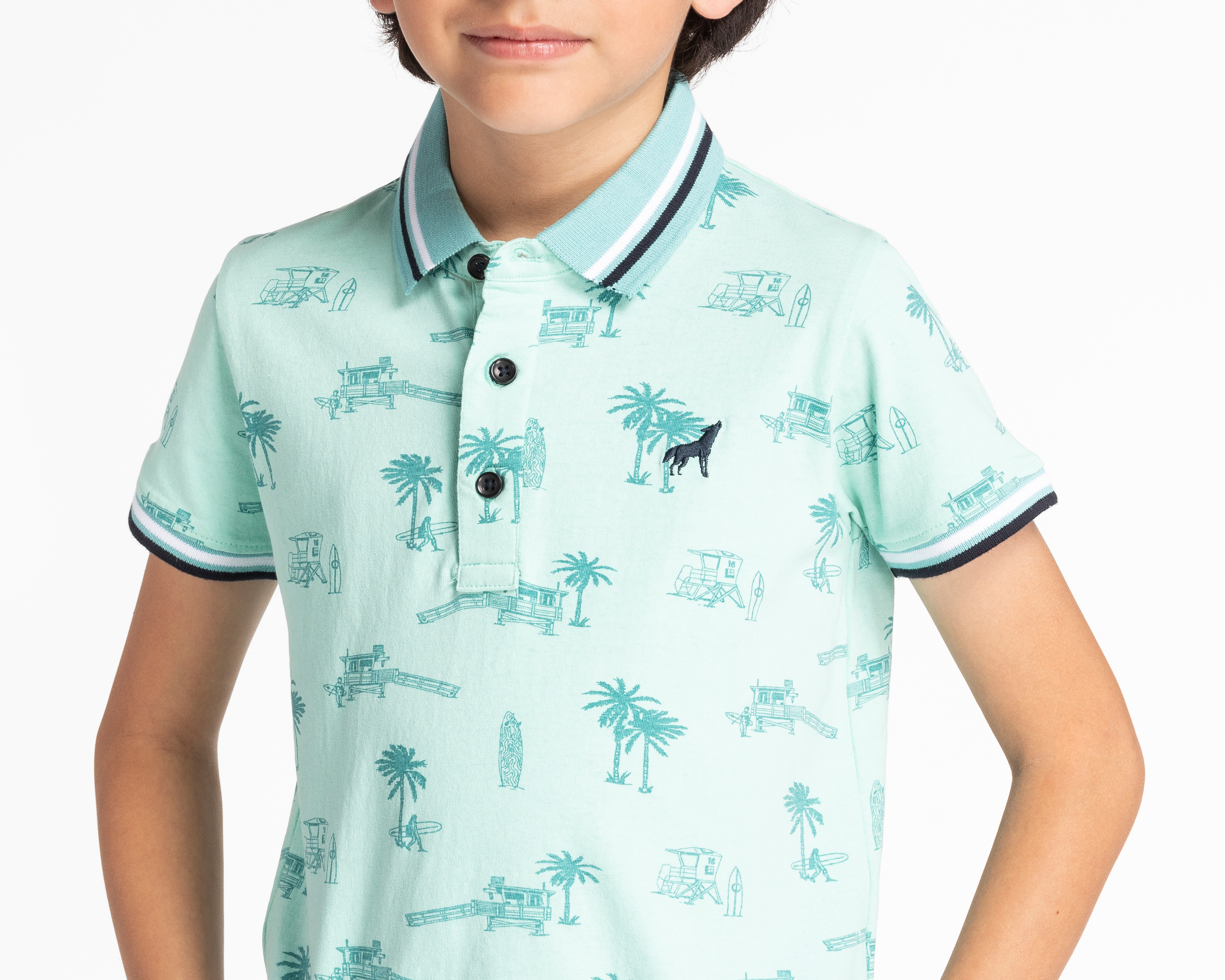 Foto 4 pulgar | Foto 3 | Playera Refill con Estampado para Niño