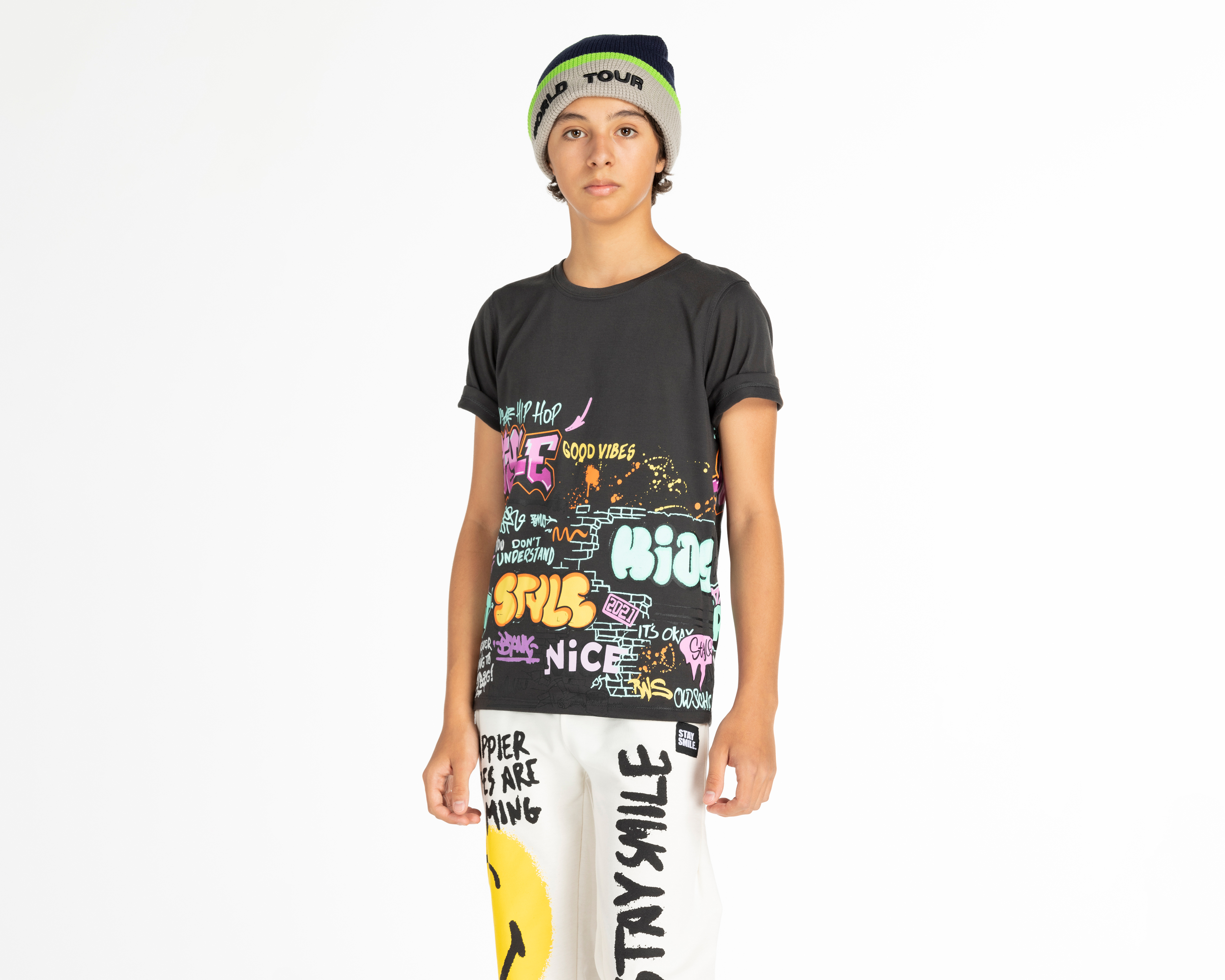 Foto 1 | Foto 1 | Playera Neo*City Estampada Juvenil