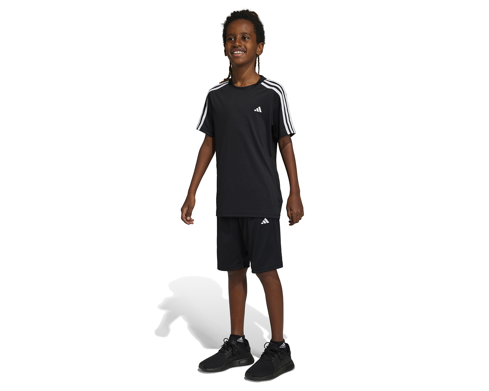 Playera y Short Adidas Train Essentials Aeroready Juvenil