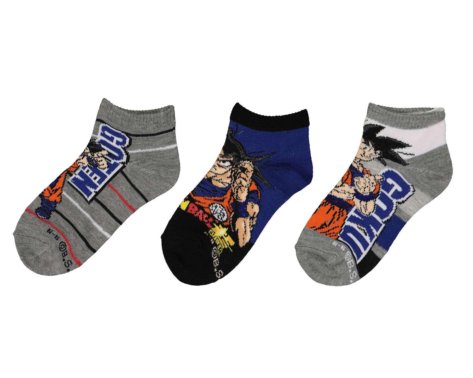 Foto 2 pulgar | Foto 1 | Calcetas de Moda Dragon Ball Z para Niño 3 Pares
