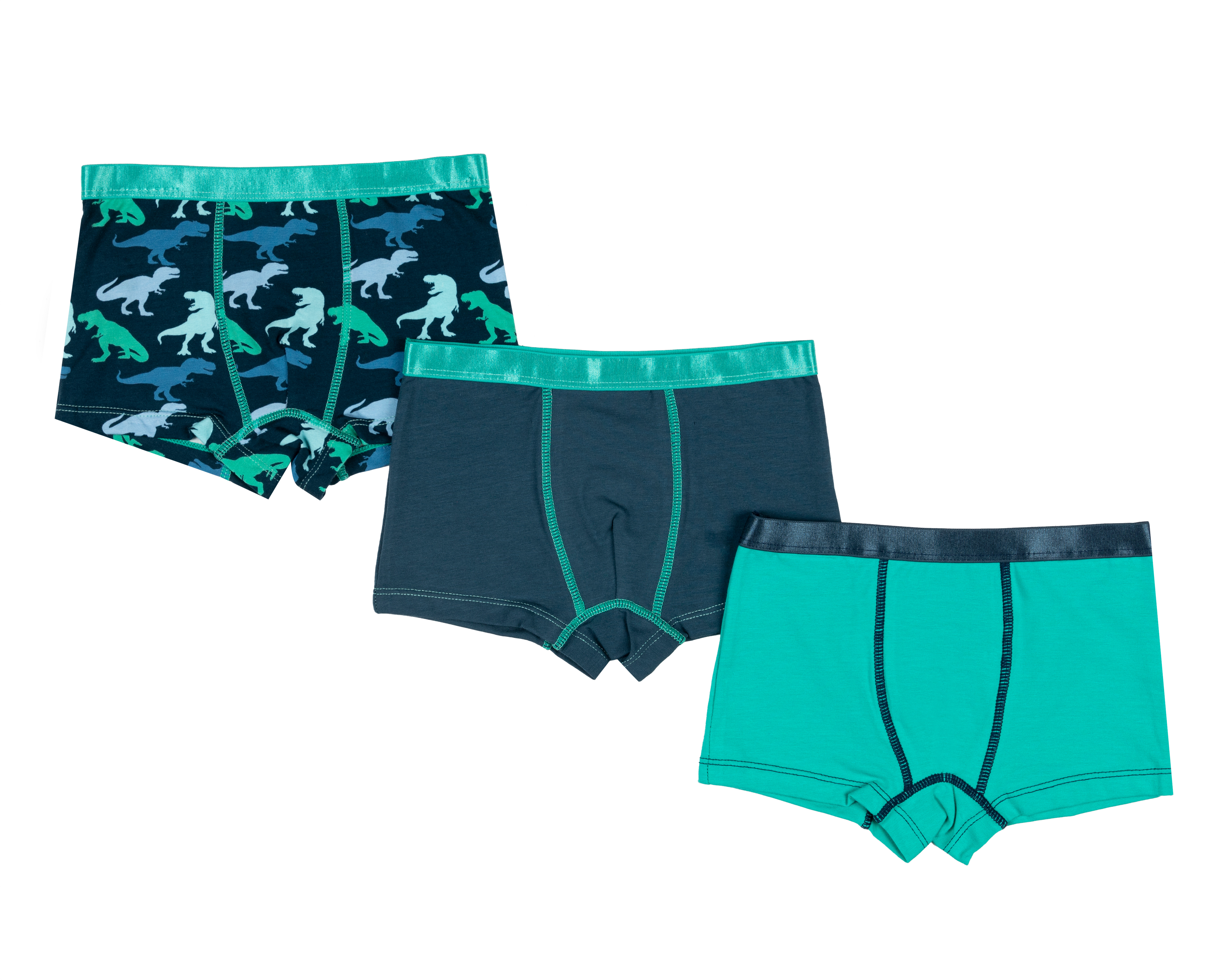 Foto 2 pulgar | Foto 1 | Bóxer Refill de Algodón Orgánico para Niño 3 Piezas