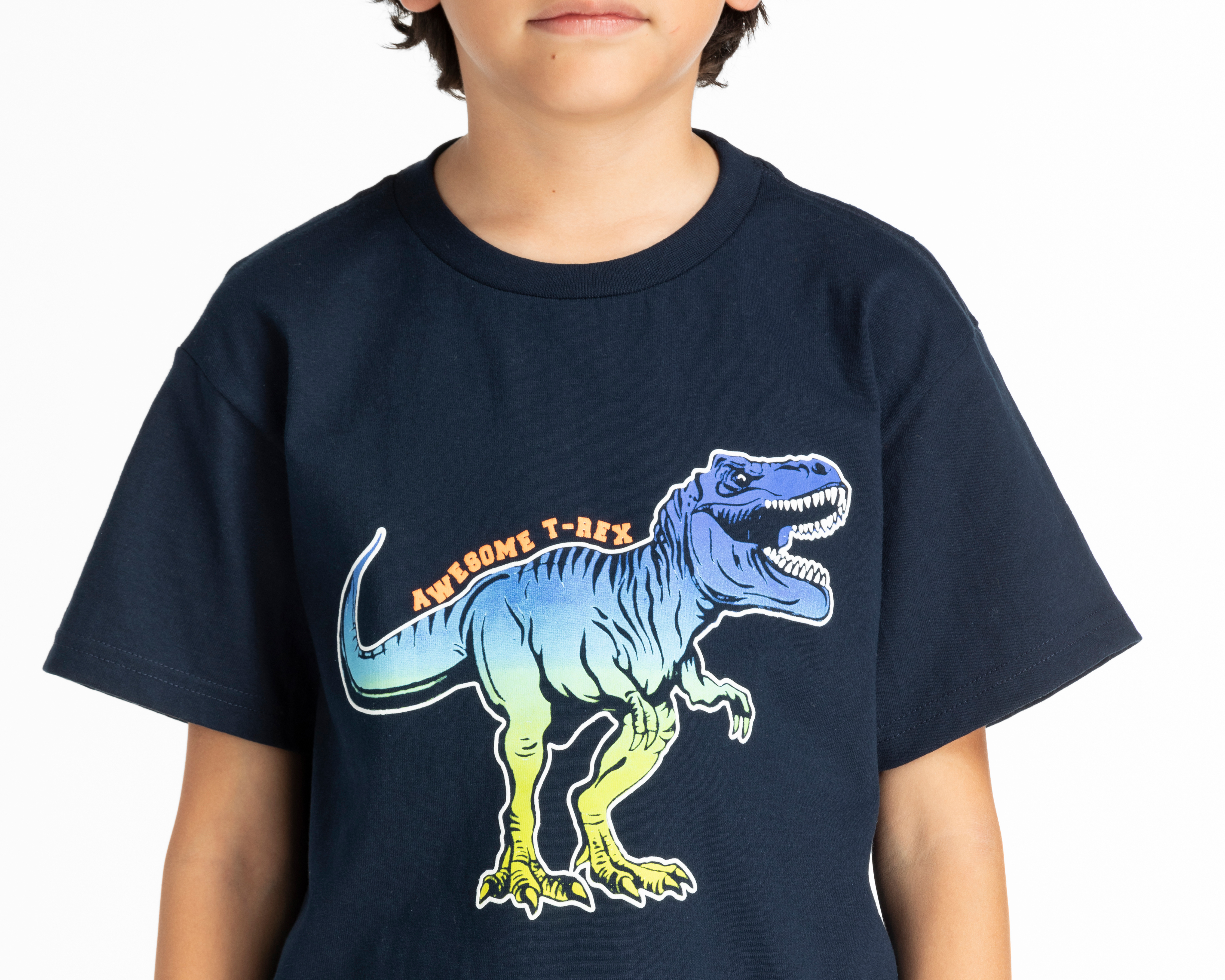 Foto 5 pulgar | Foto 4 | Playera Neo*City Print de Dinosaurio para Niño