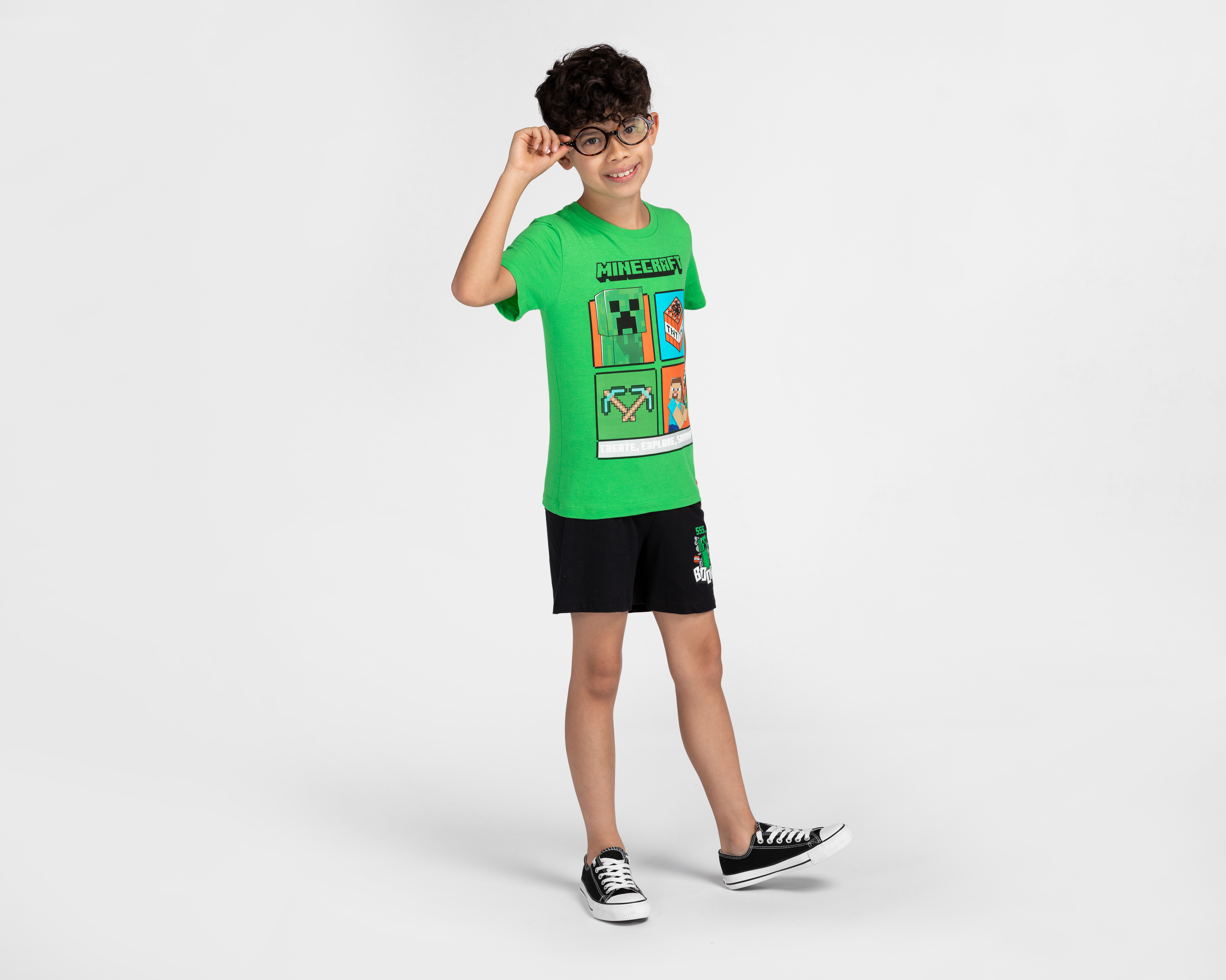 Conjunto de Short y Playera Minecraft para Niño