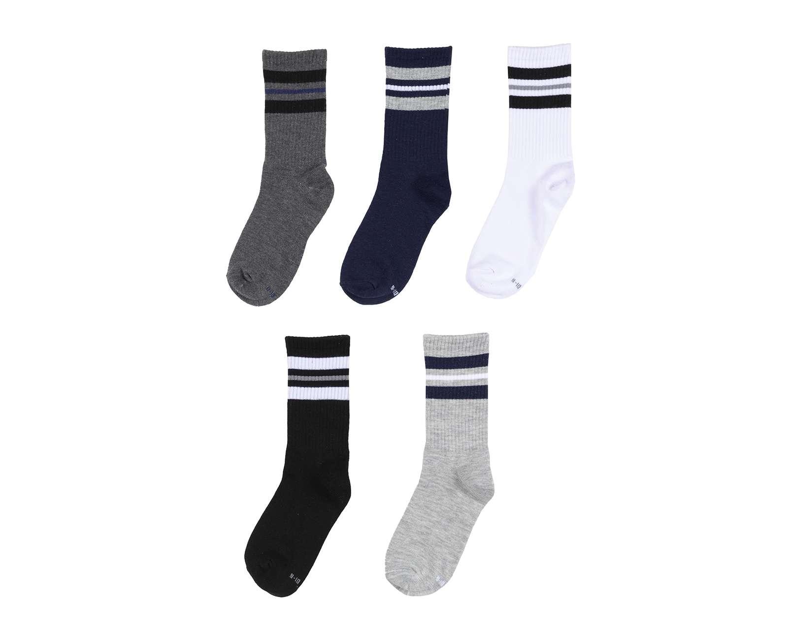 Calcetas Deportivas Sportline para Niño 5 Pares