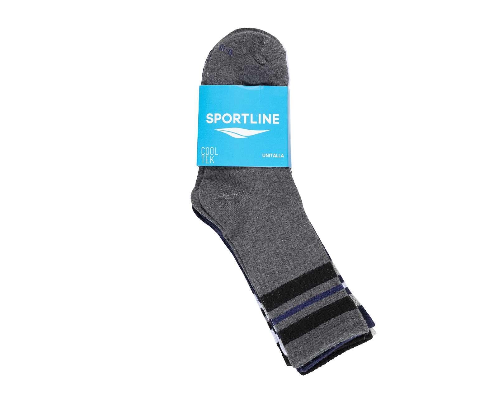 Foto 4 pulgar | Foto 3 | Calcetas Deportivas Sportline para Niño 5 Pares