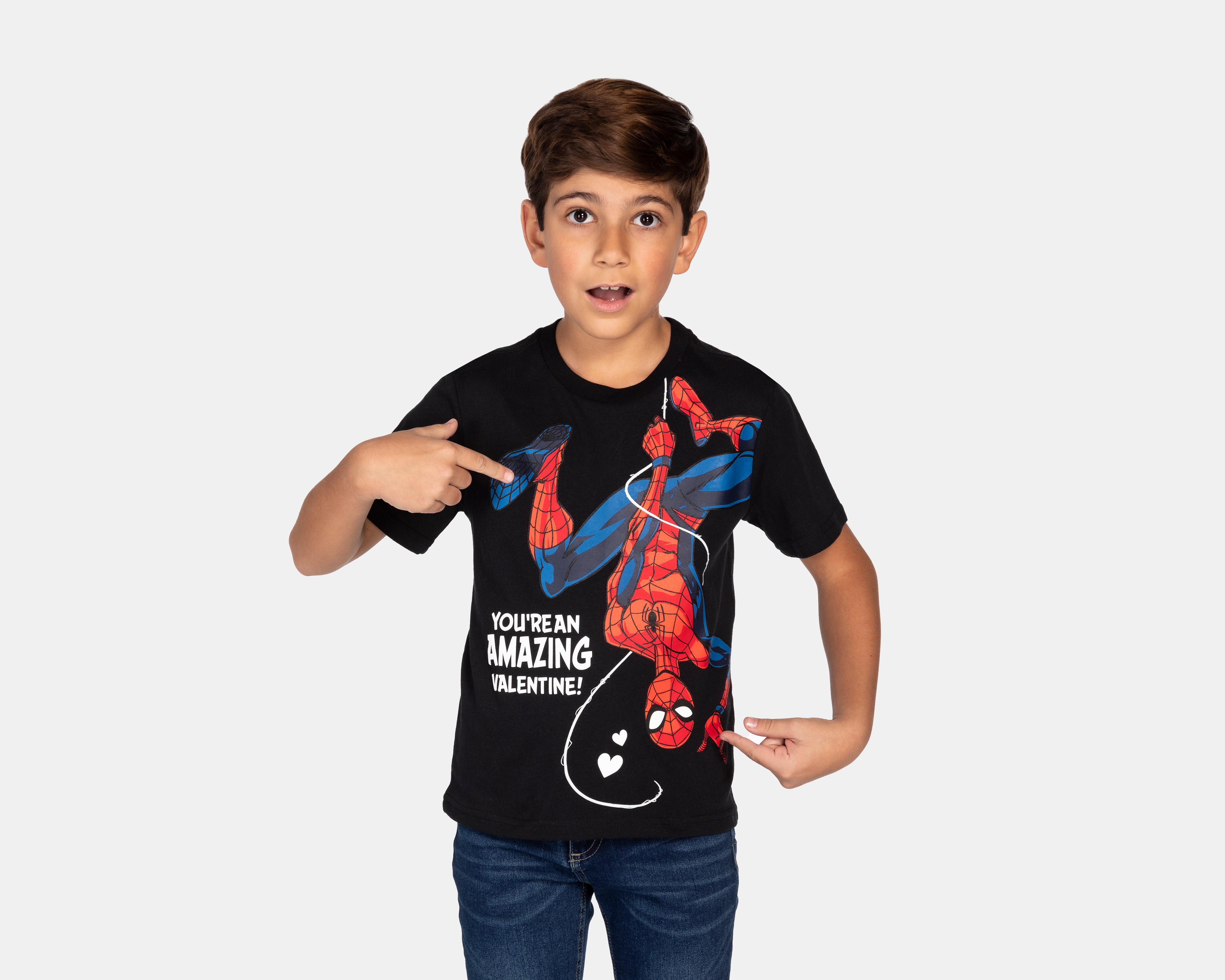 Playera Marvel Estampada para Niño