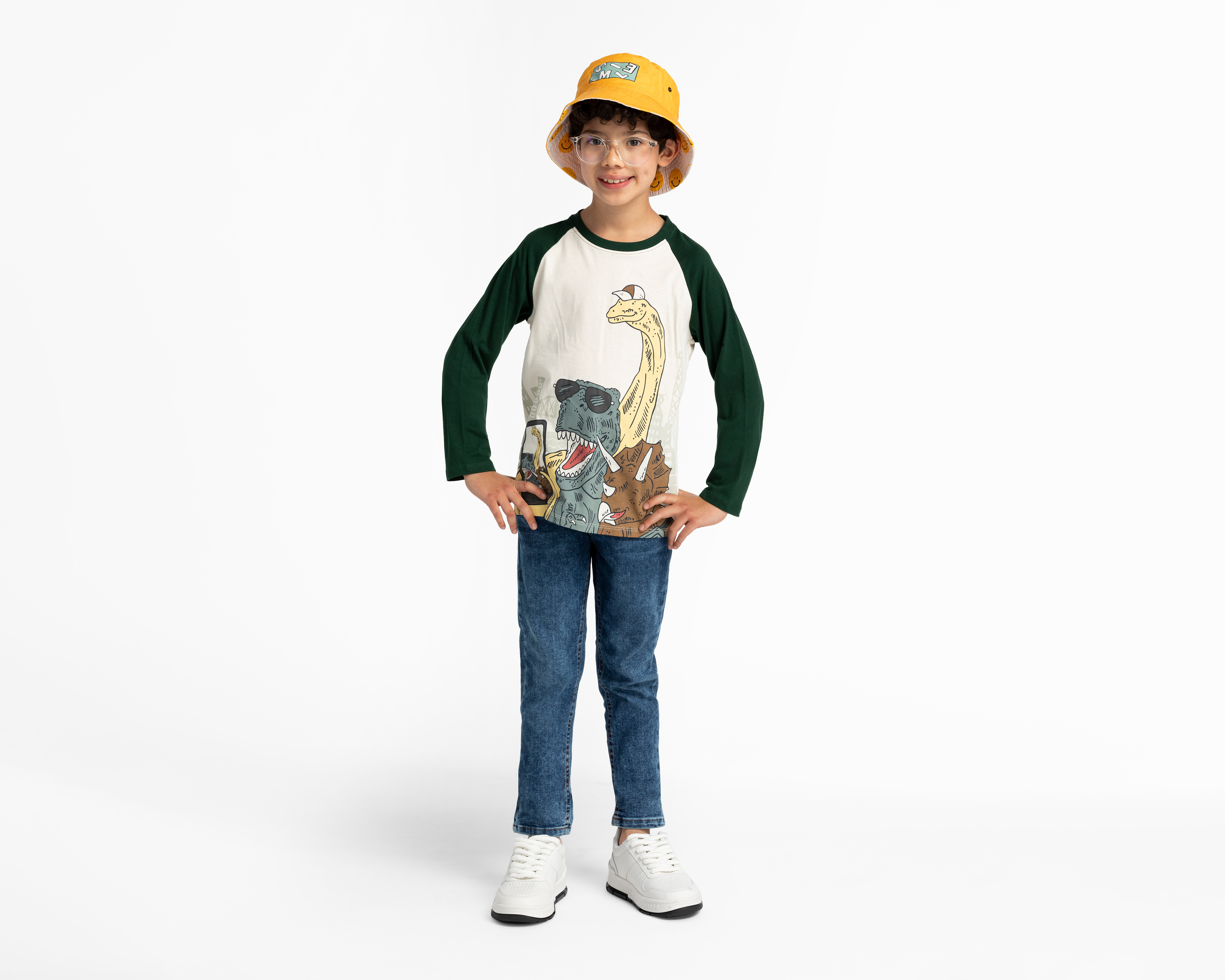 Foto 4 pulgar | Foto 3 | Playera Refill con Estampado de Dinosaurios para Niño