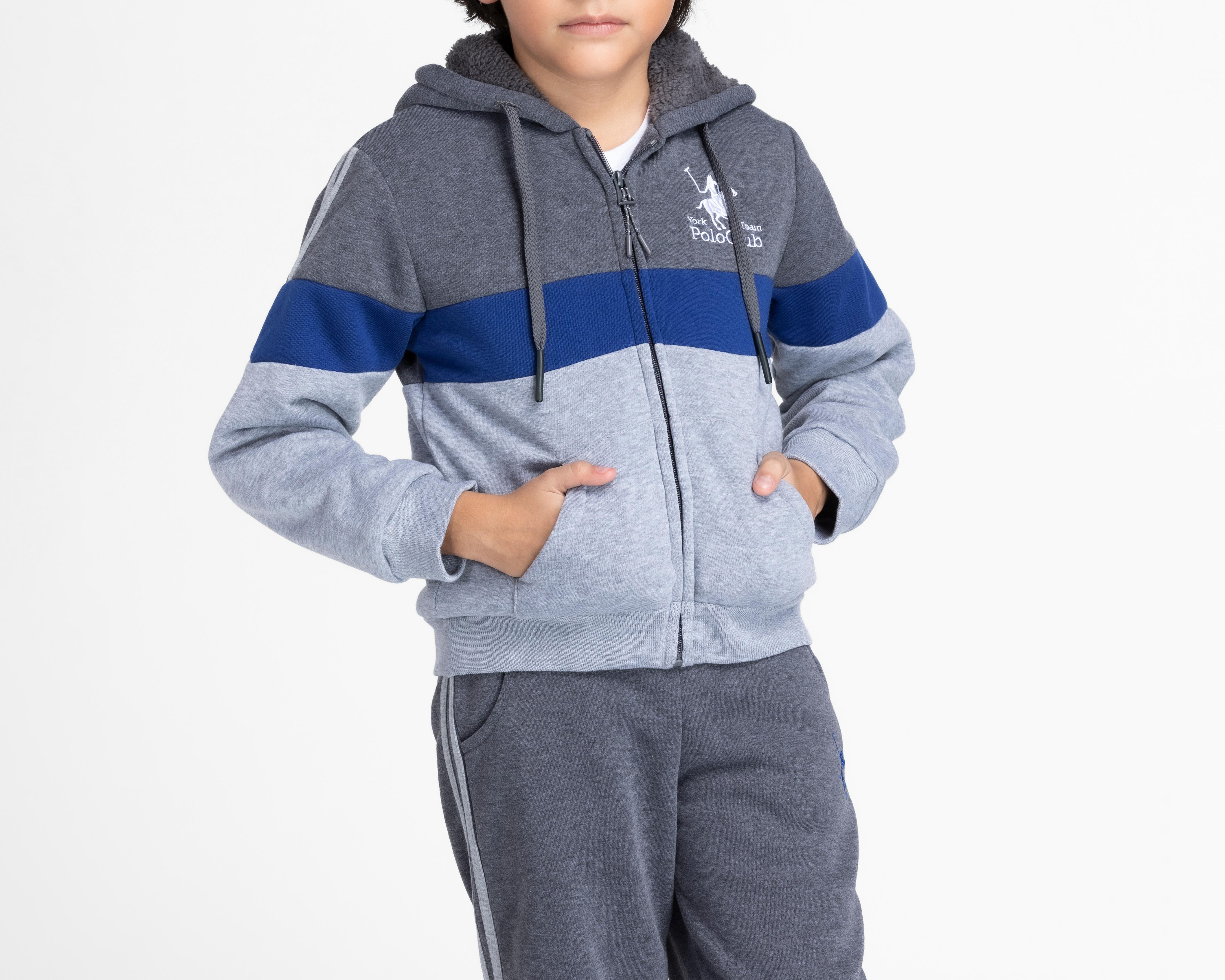 Foto 4 pulgar | Foto 3 | Pants y Sudadera York Team Polo Club para Niño