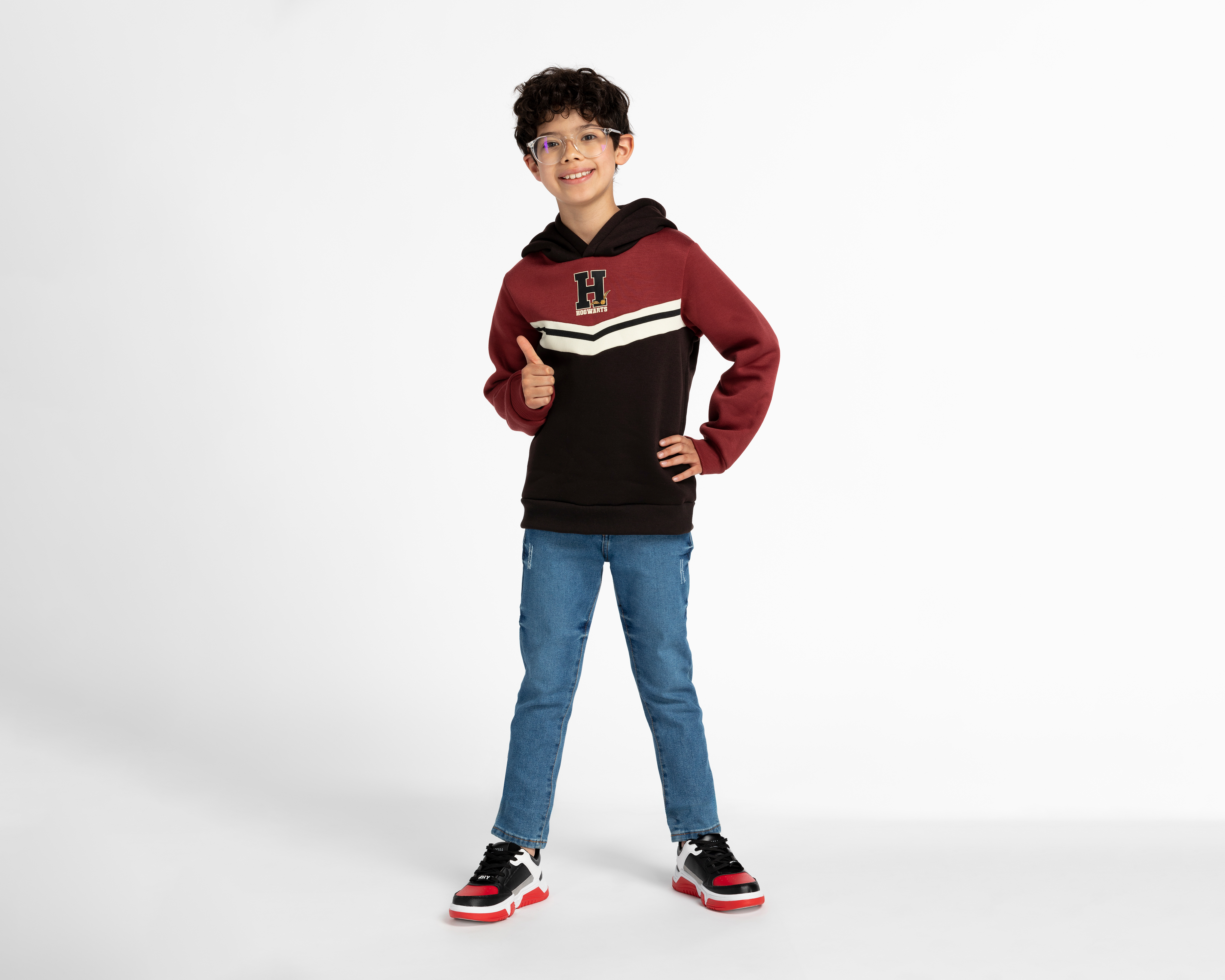 Foto 4 pulgar | Foto 3 | Sudadera Harry Potter con Gorro para Niño