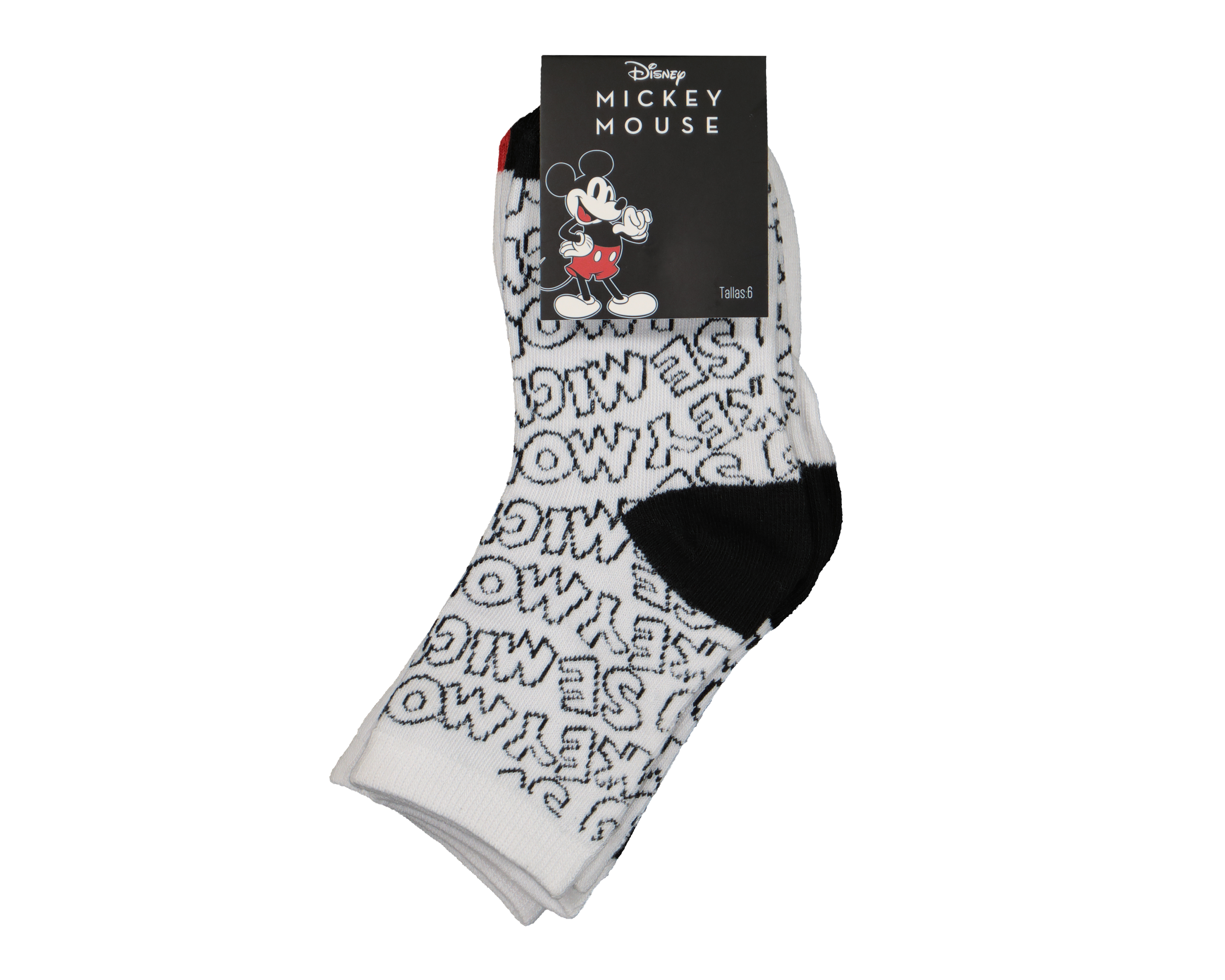 Foto 4 pulgar | Foto 3 | Calcetas Cortas Disney Mickey Mouse para Niño 3 Pares