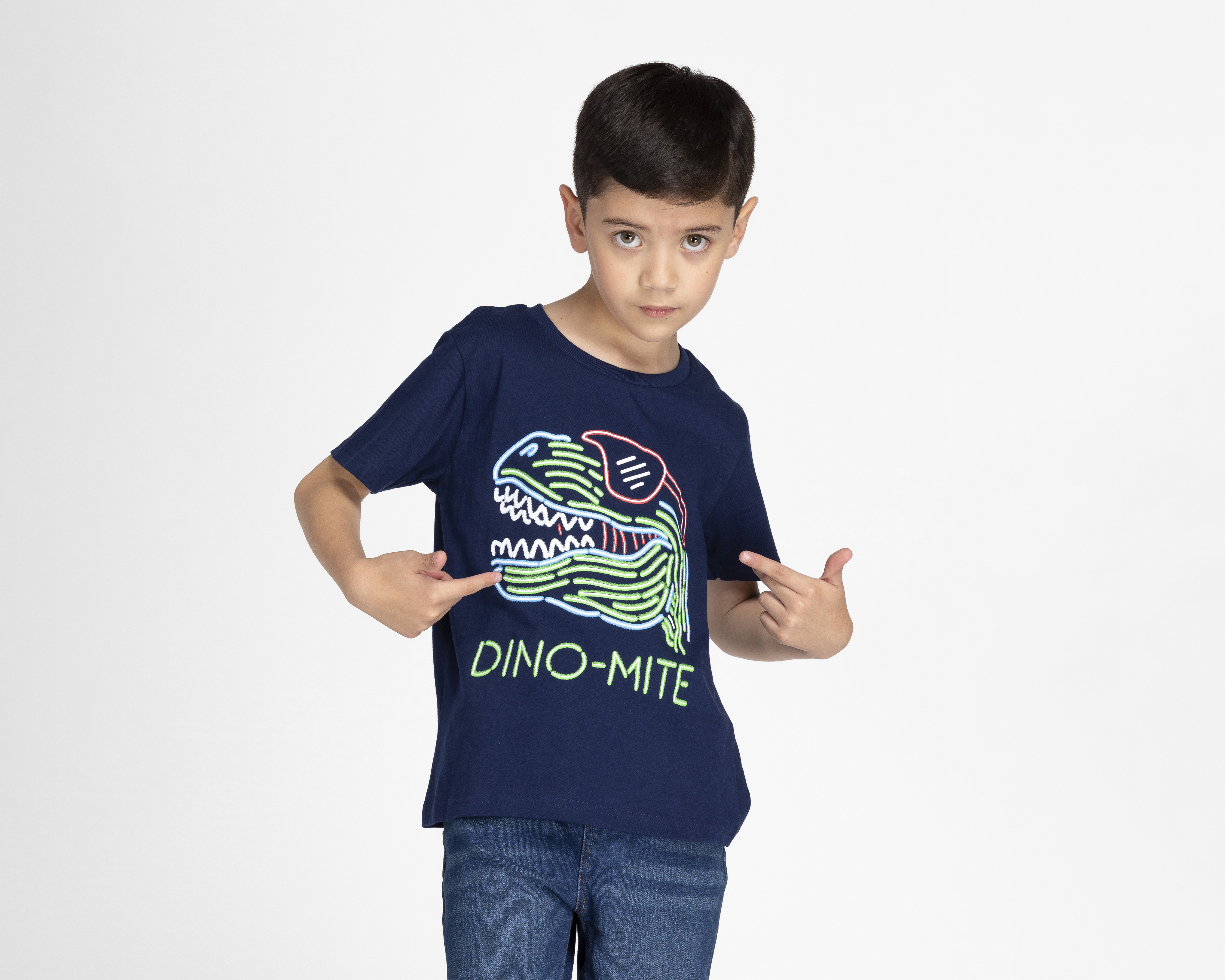 Foto 2 pulgar | Foto 1 | Playera Refill Estampada para Niño
