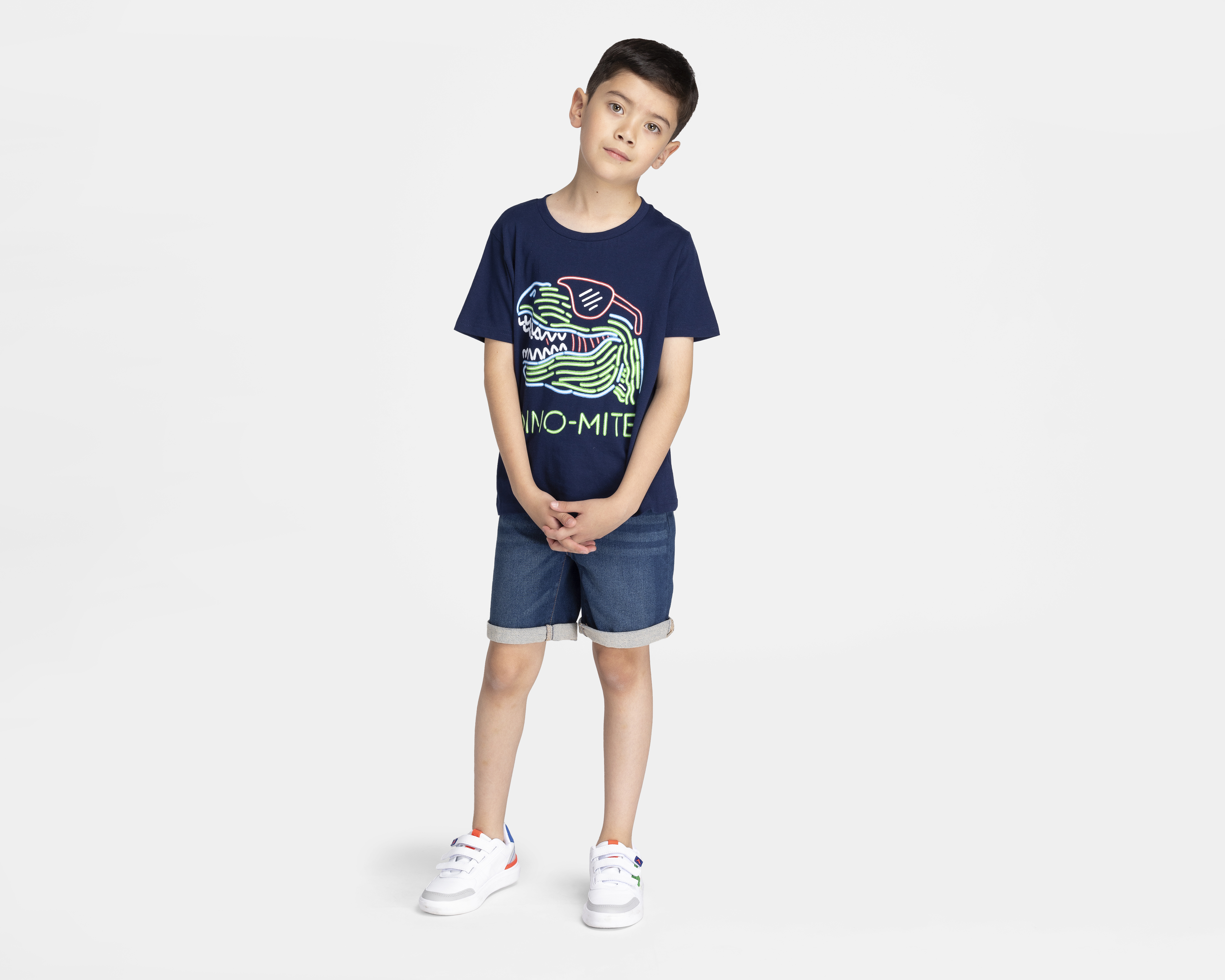 Foto 4 pulgar | Foto 3 | Playera Refill Estampada para Niño