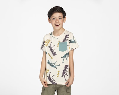 Foto 1 | Foto 1 | Playera Refill Print de Dinosaurios para Niño