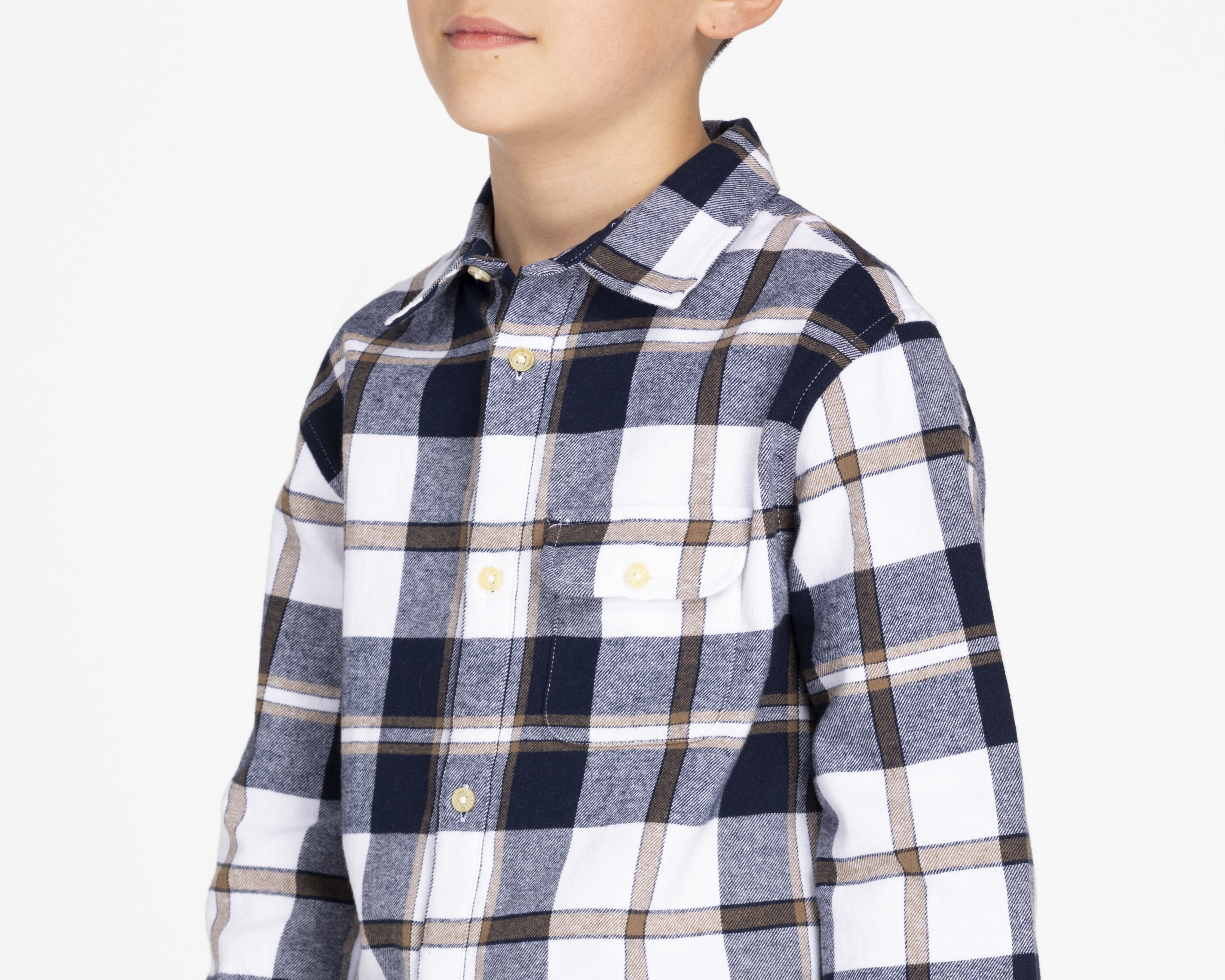 Foto 4 | Foto 4 | Camisa Refill Manga Larga a Cuadros para Niño