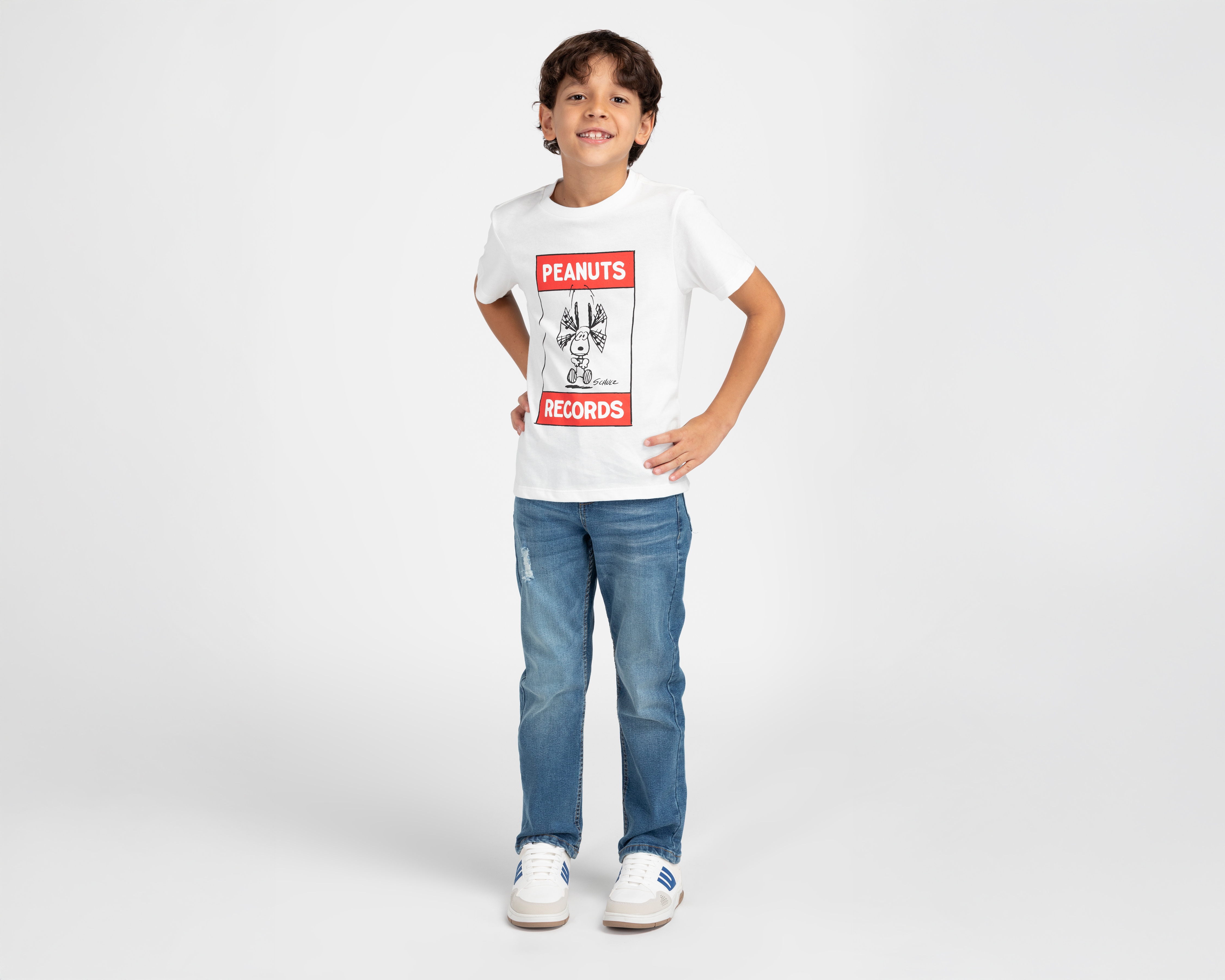 Foto 3 pulgar | Foto 2 | Playera Peanuts Manga Corta Estampada para Niño