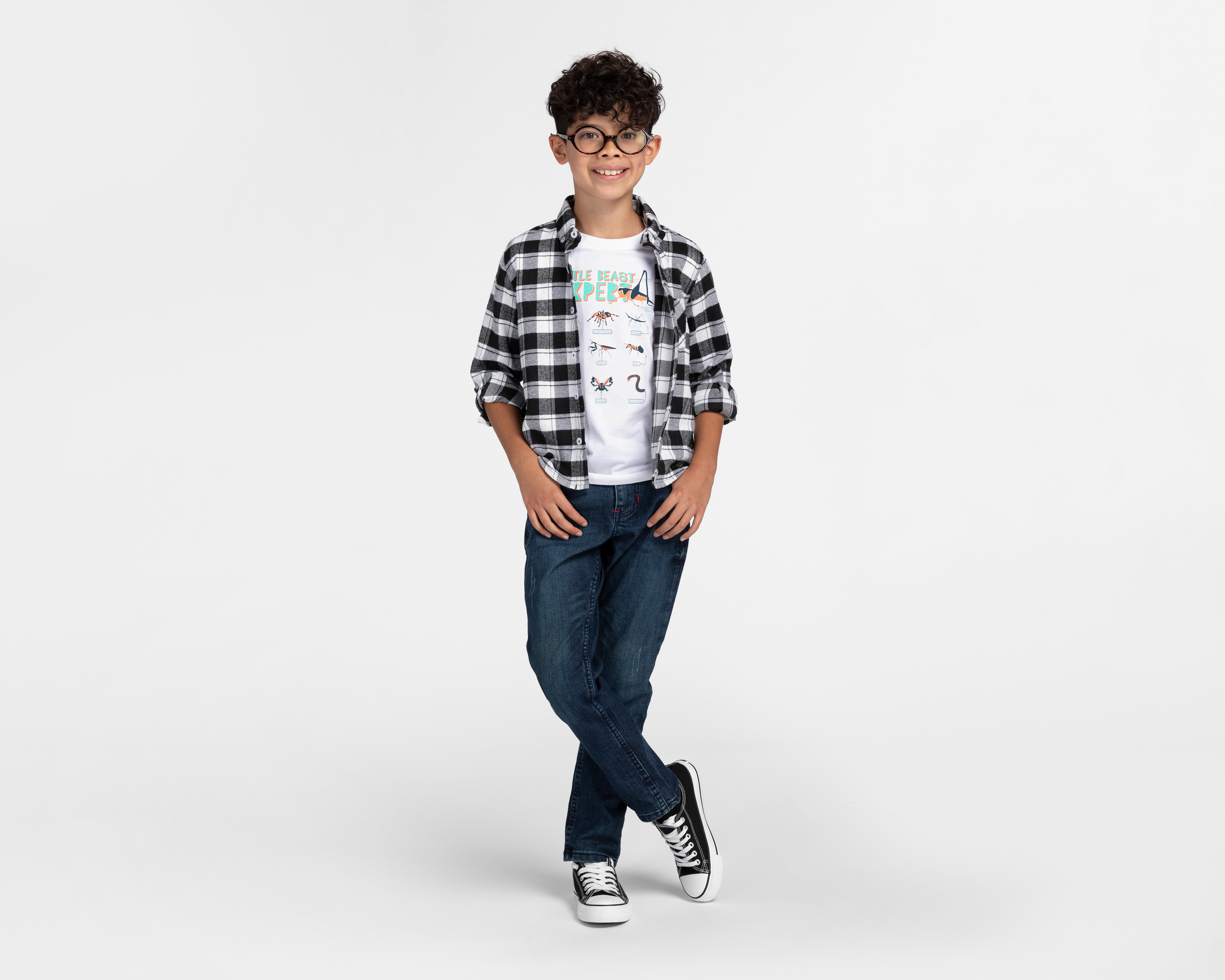 Foto 3 pulgar | Foto 2 | Playera Refill Manga Corta Estampada para Niño